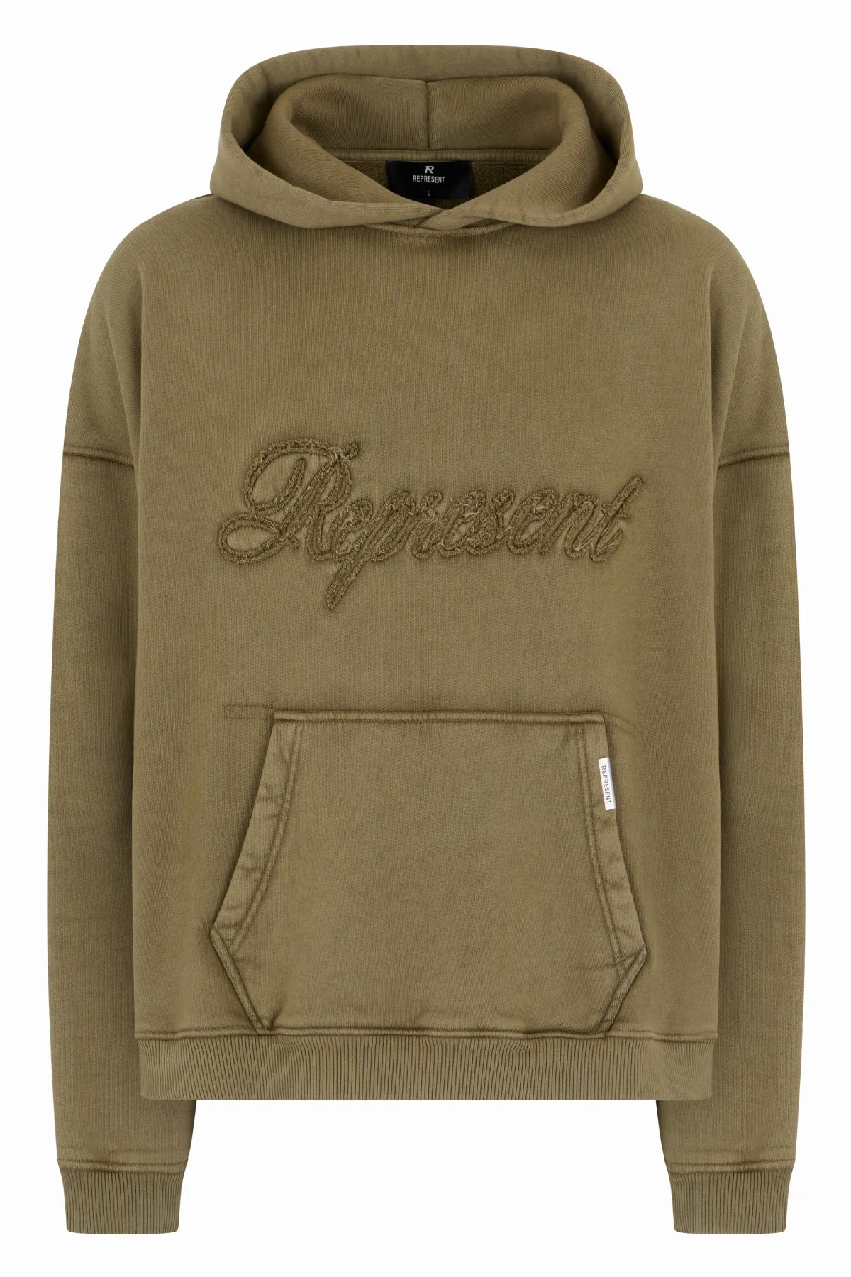 Logo-Embroidered Hooded Sweatshirt by Represent