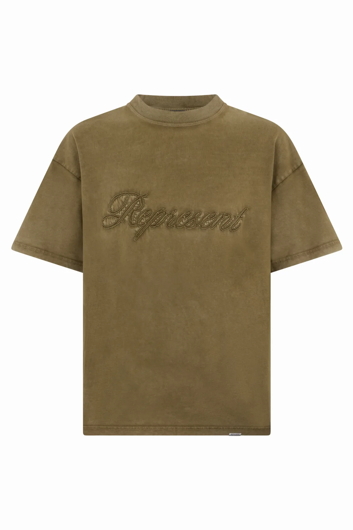 Embroidered Logo Cotton T-Shirt by Represent