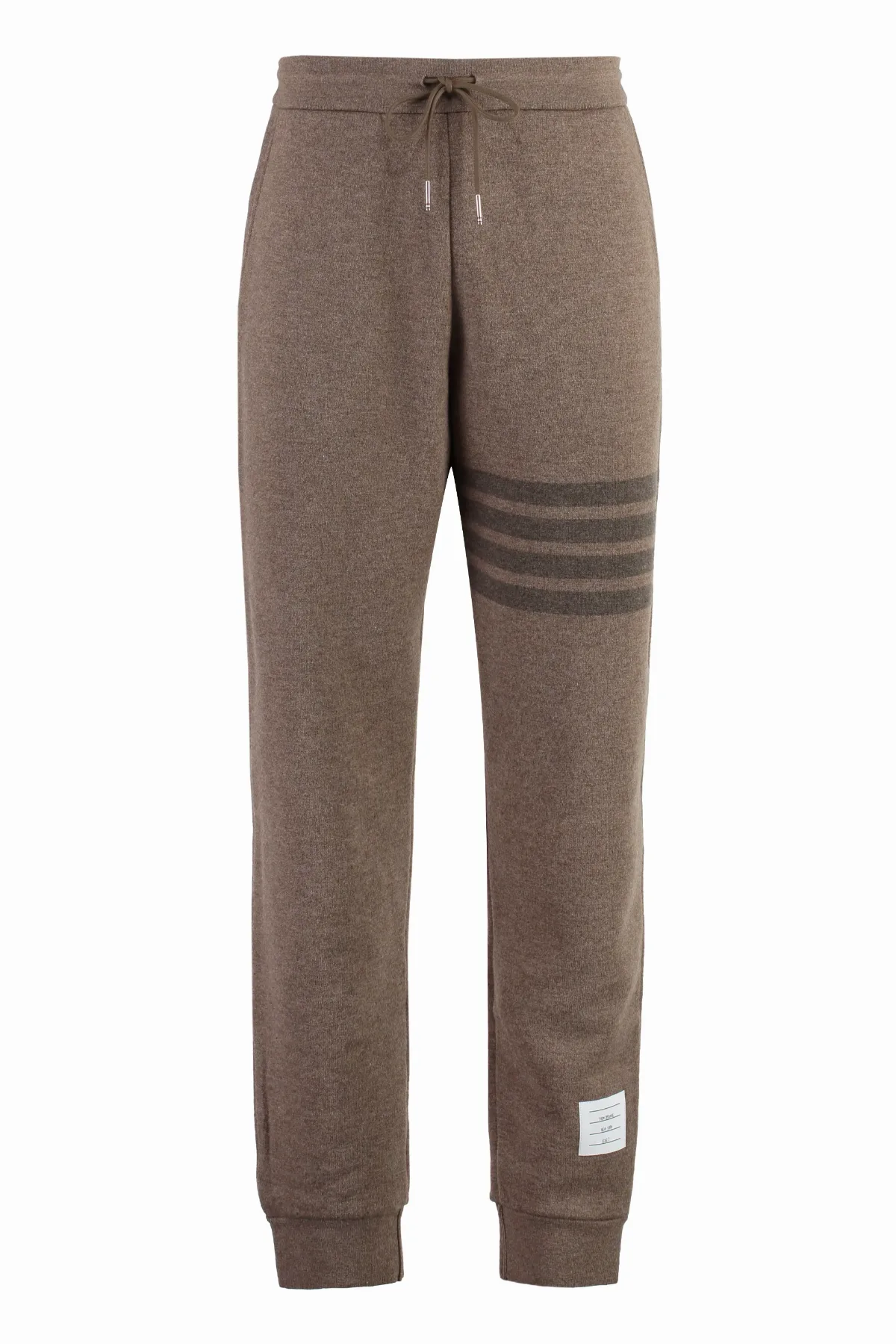 Virgin Wool Striped Joggers by Thom Browne