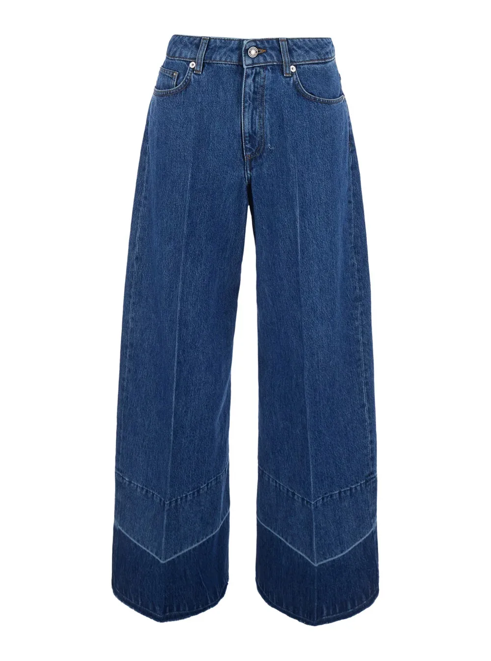 Wide-Leg Raw-Hem Denim Jeans by Givenchy