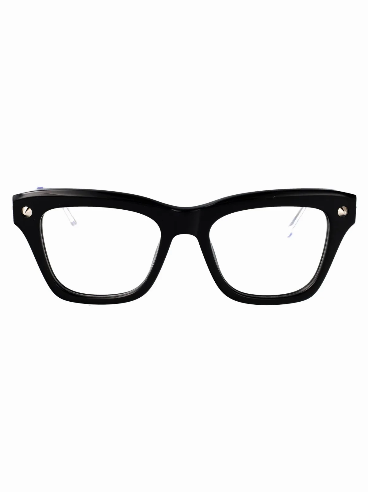 AM0484O Metal-Frame Optical Eyeglasses by alexander mcqueen