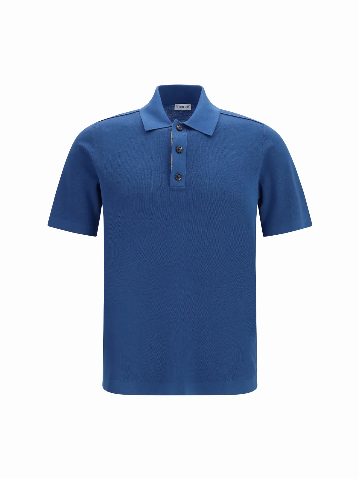 Fleece Wool Knit Polo by Burberry