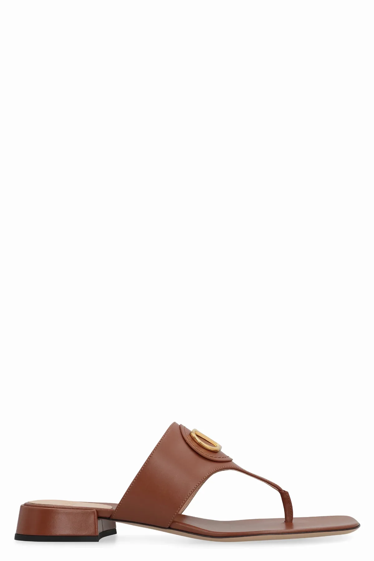 VLogo Signature Leather Sandal by Valentino Garavani