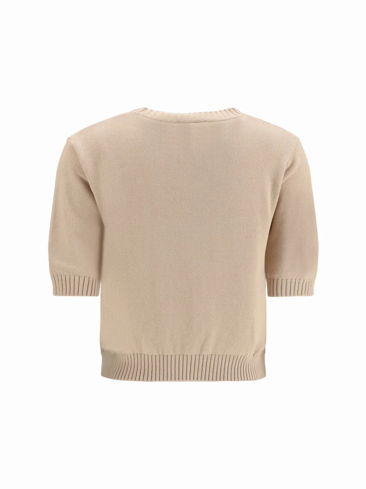 Embroidered Cotton Knit Sweater by Weekend Max Mara