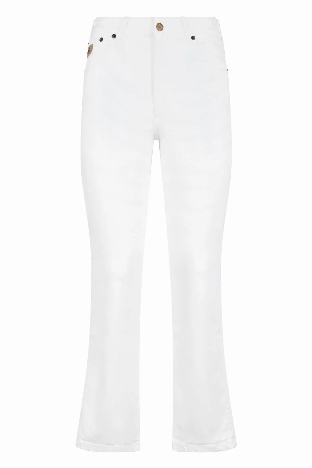 Cropped Flared Denim Jeans by Lois Jeans