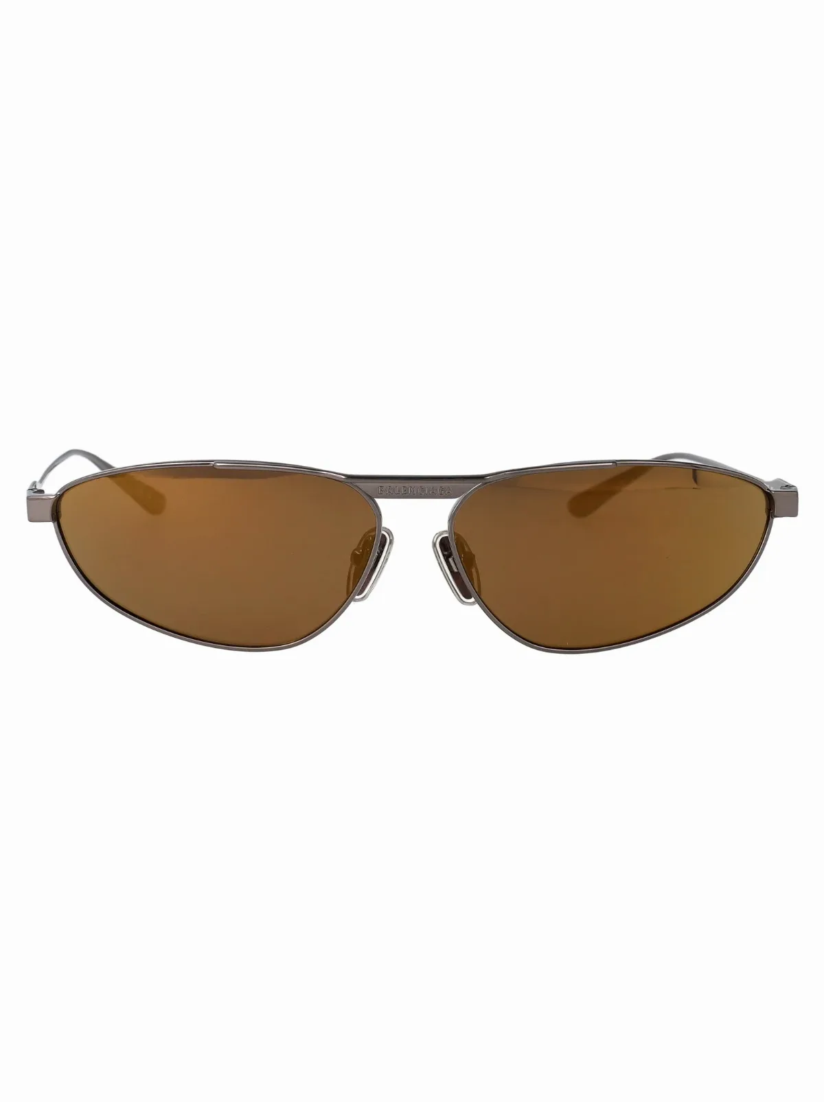 BB0417S Sculptural Metal Sunglasses by Balenciaga