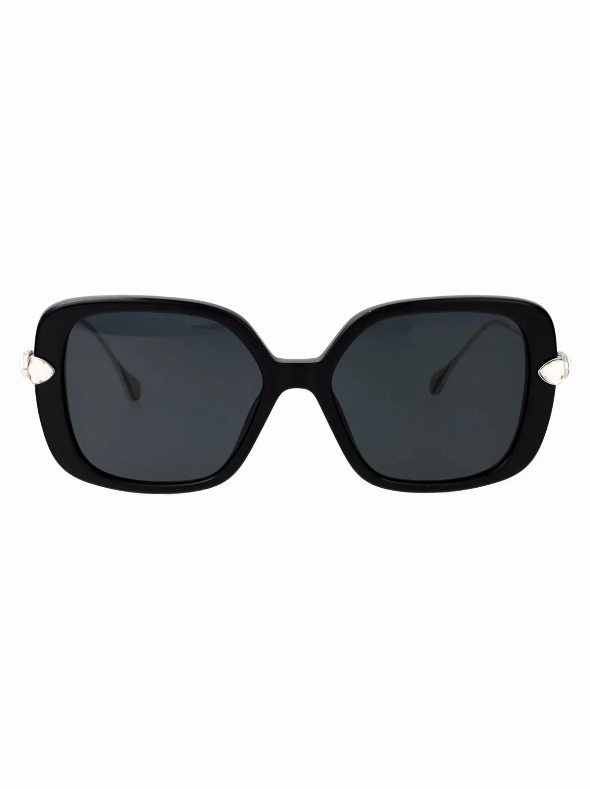 0SK6011 Crystal-Embellished Black Acetate Sunglasses by Swarovski