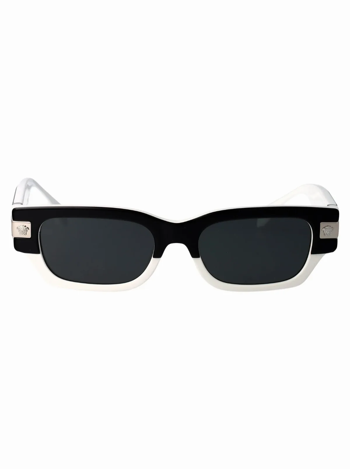 0VE4465 Black and White Acetate Sunglasses by Versace
