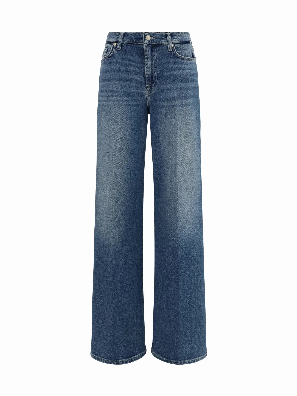 High-Stretch Flared Denim Jeans by 7 For All Mankind
