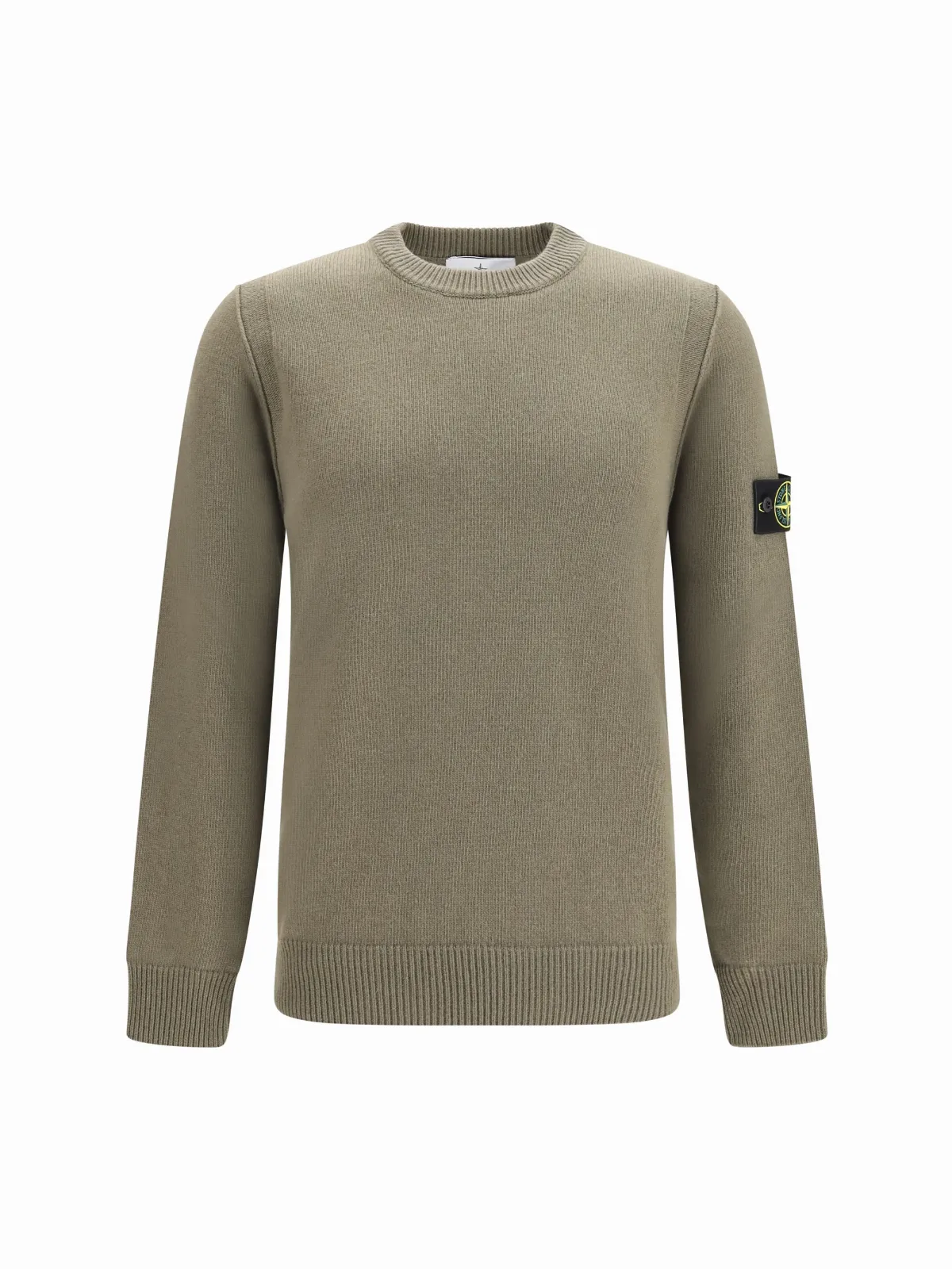 Logo-Patched Cotton Knit Sweater by Stone Island