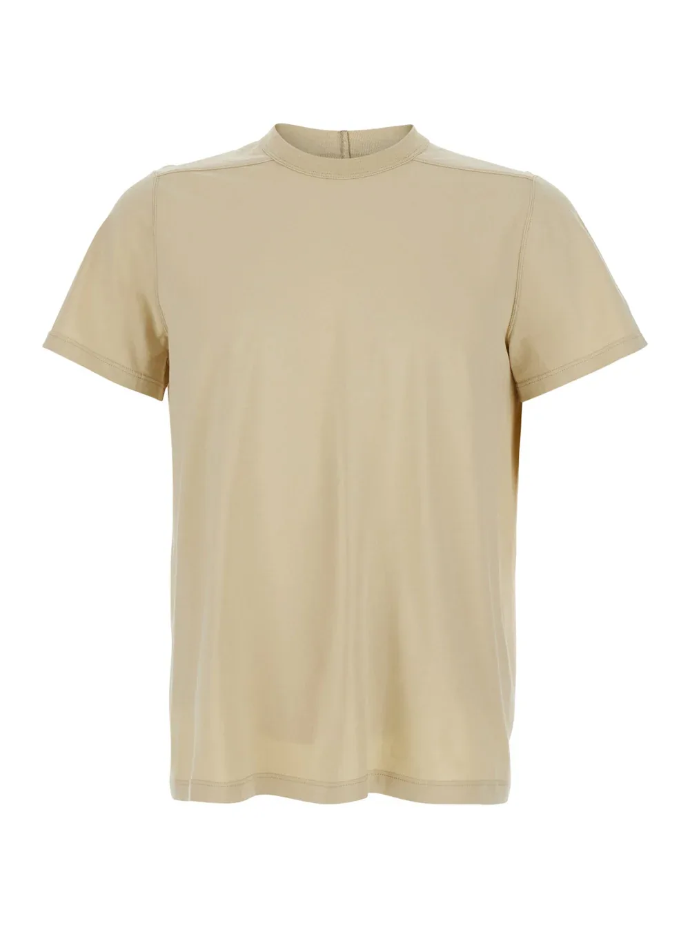Crew Neck Cotton T-Shirt by Rick Owens