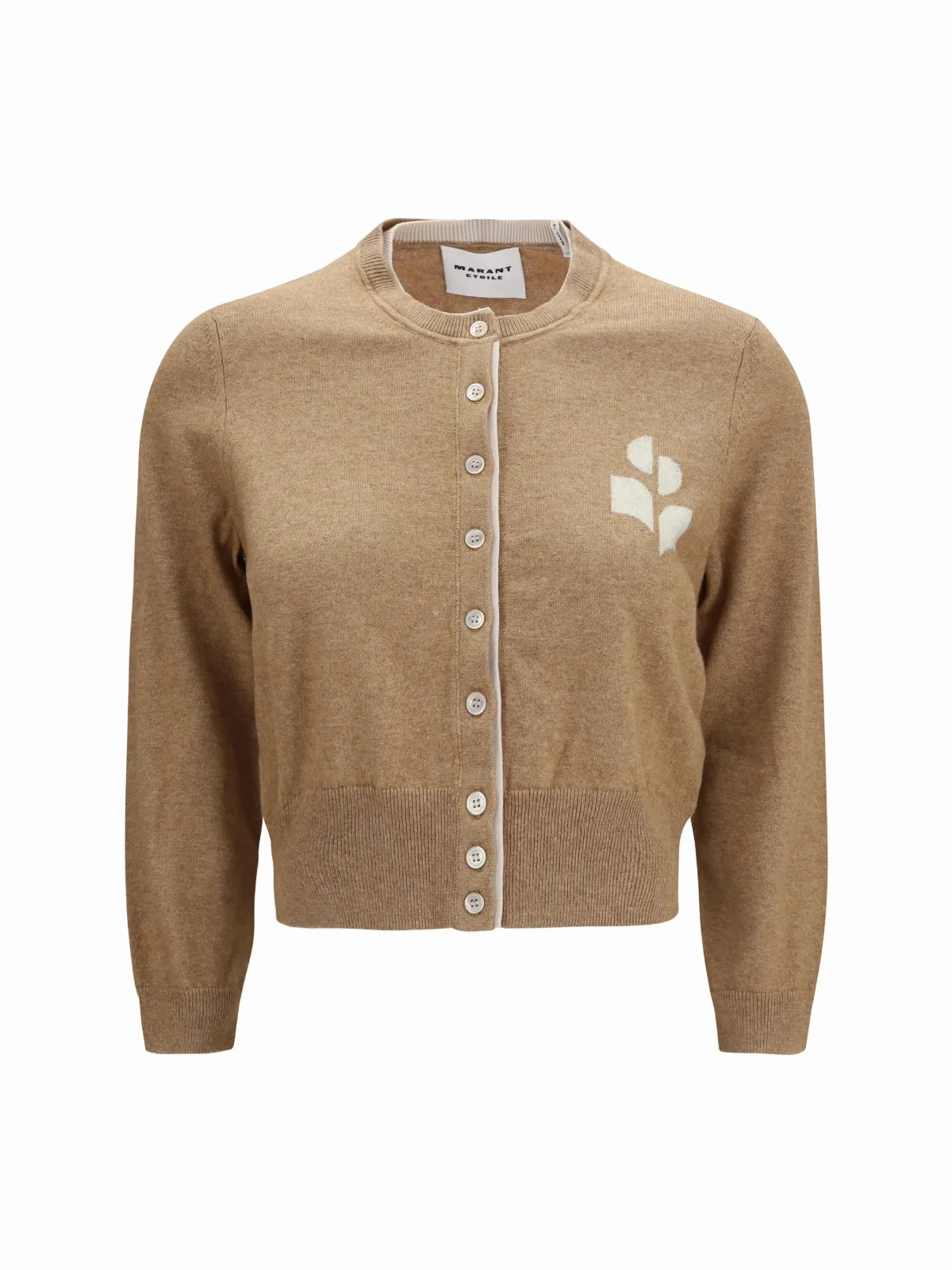 Logo-Embroidered Cotton Cardigan by Marant éToile
