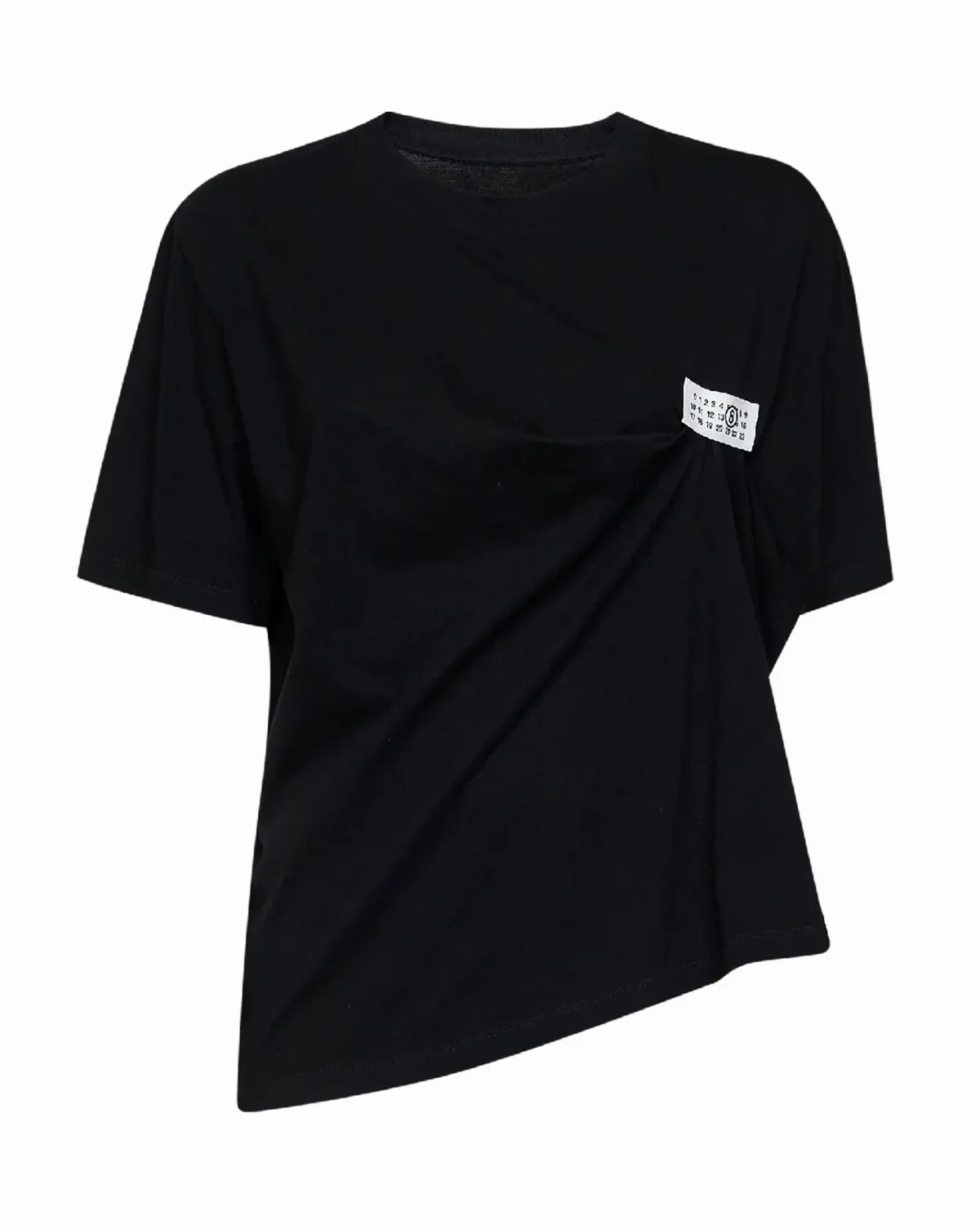 Draped Detail T-Shirt by MM6 Maison Margiela