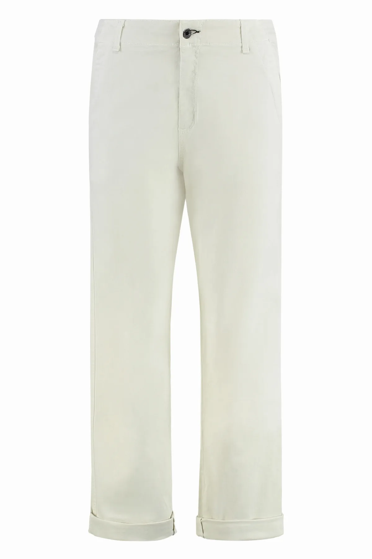 Cotton Straight-Leg Trousers by Askk Ny