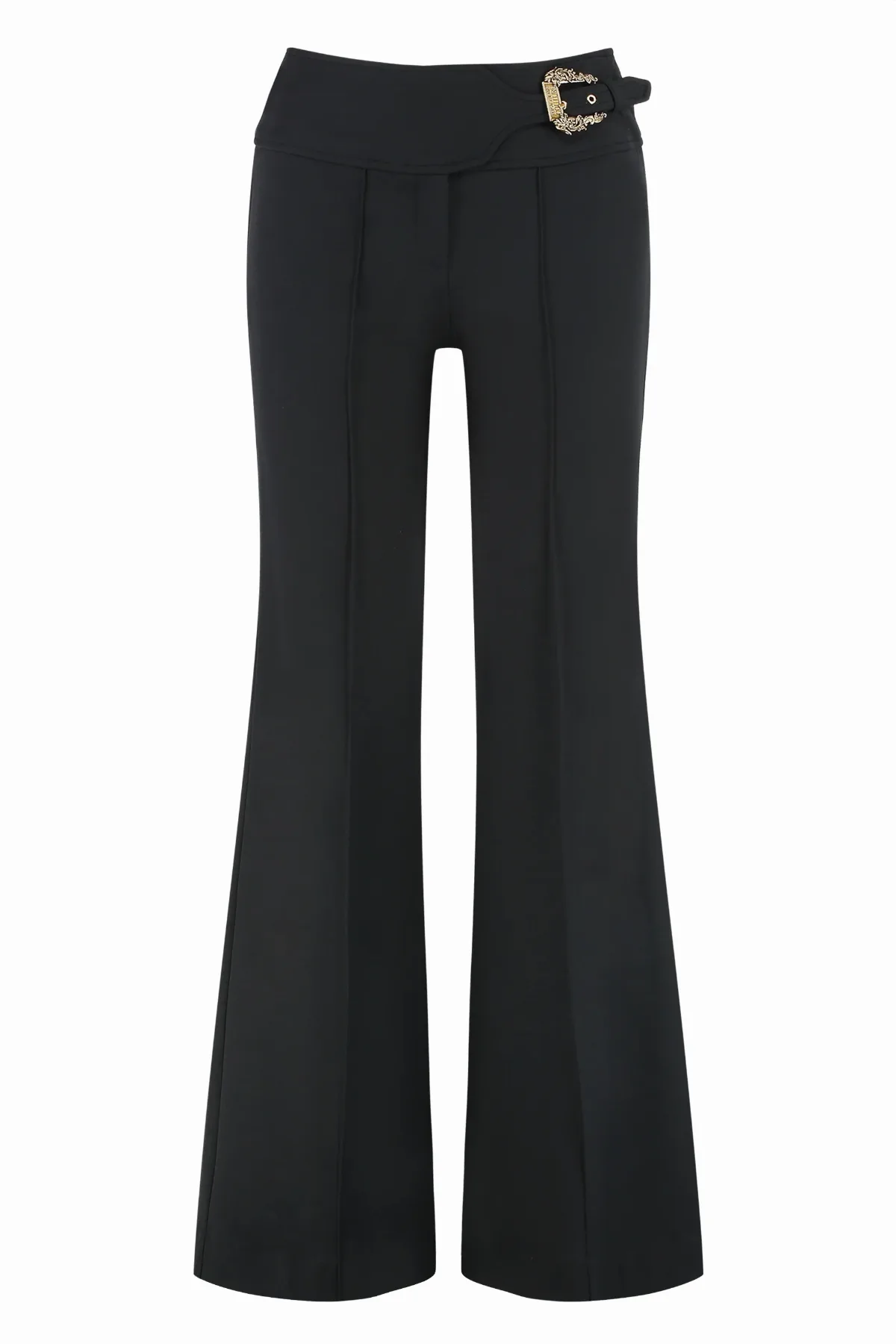 High-Waist Wide-Leg Trousers by Versace Jeans Couture