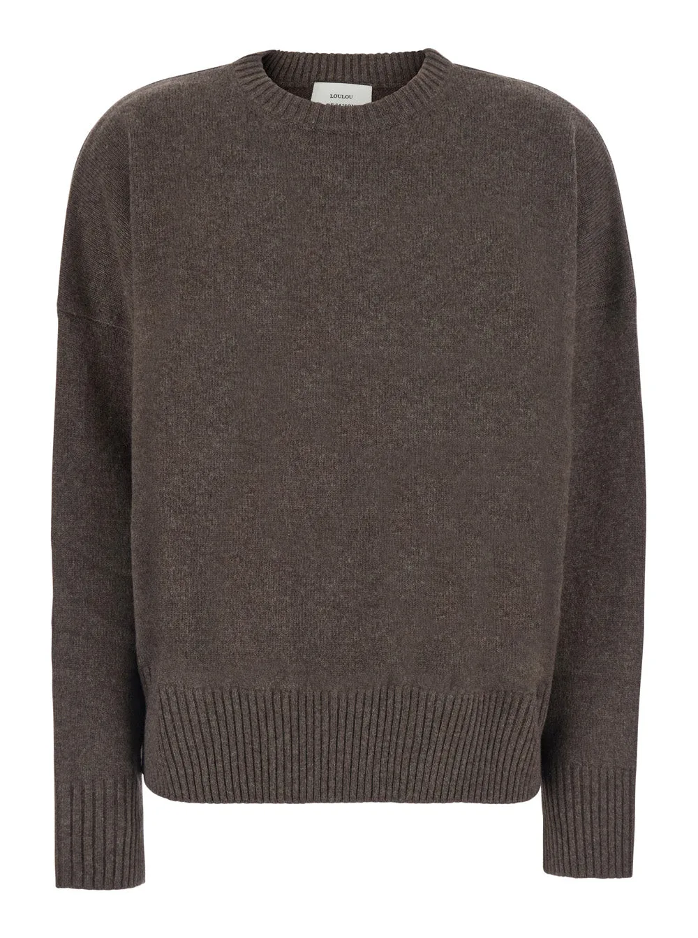 Cashmere Round Neck Sweater by Loulou De Saison