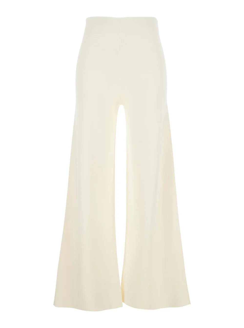 Wide-Leg Viscose Trousers