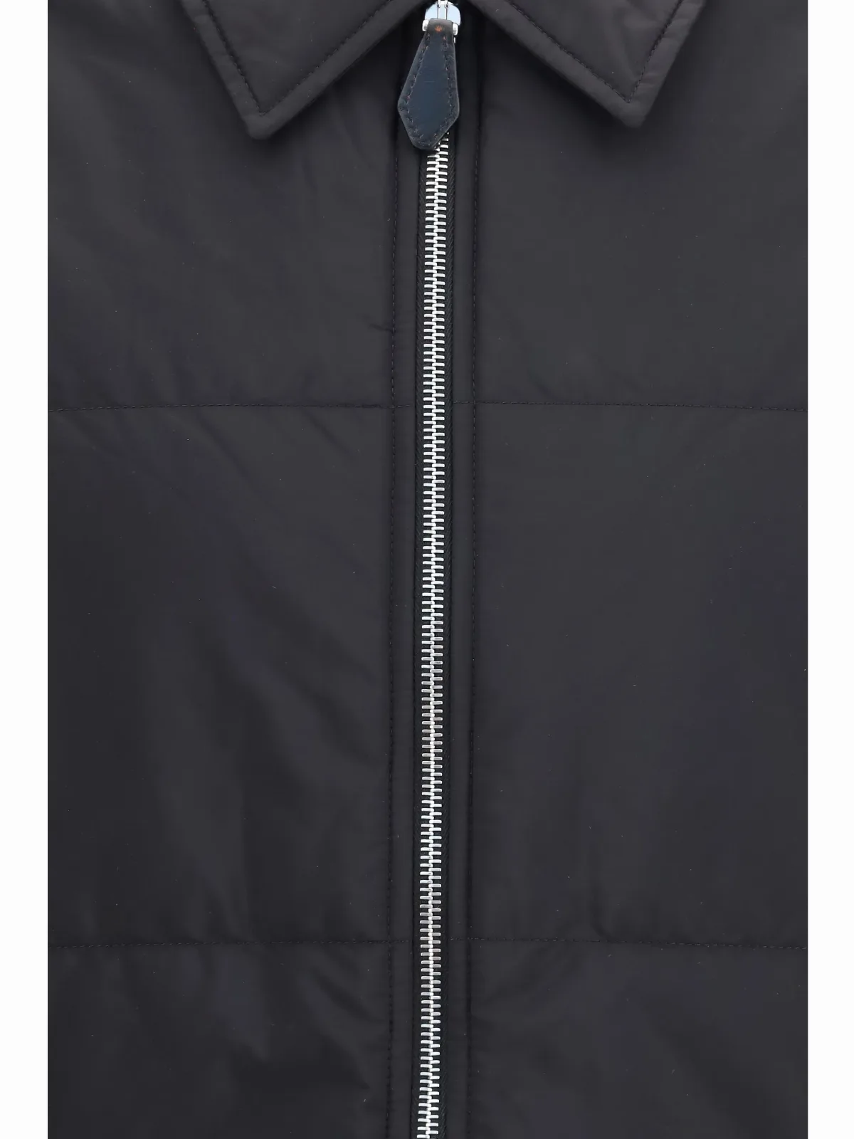 Padded Nylon-Front Fleece Wool Jacket by Prada