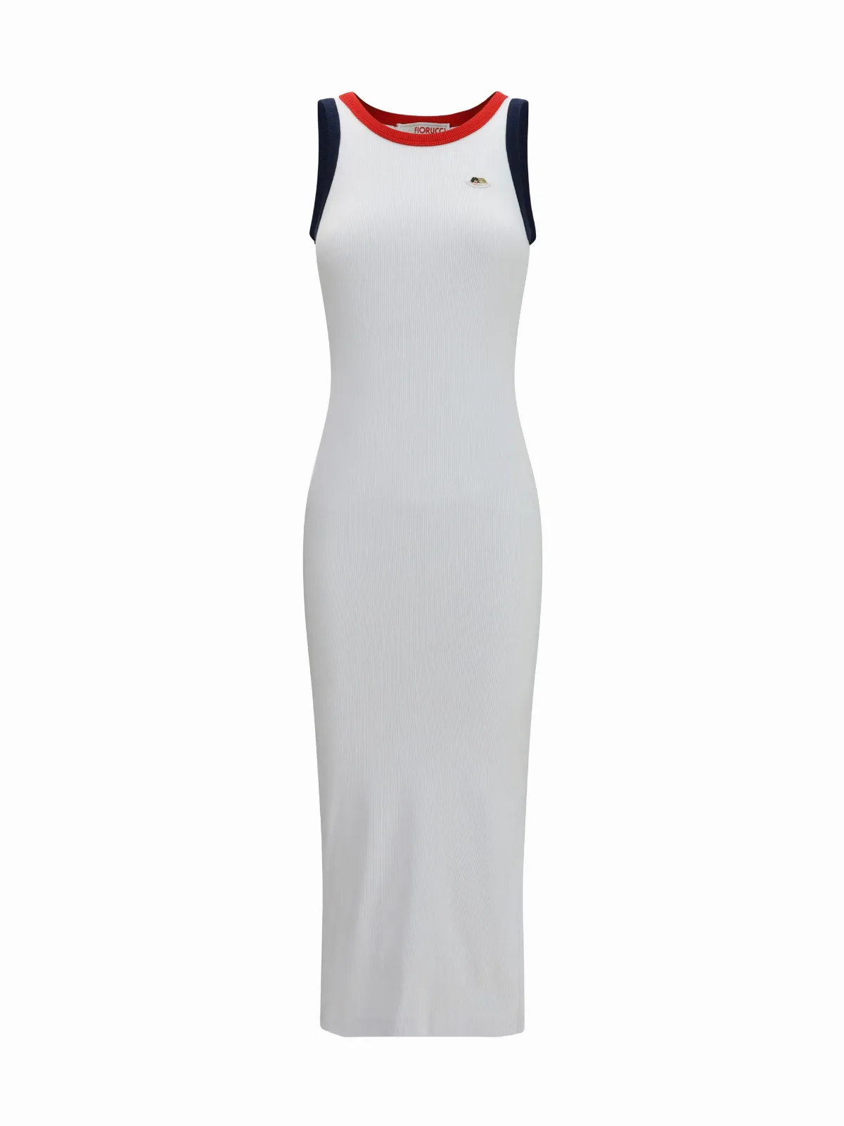Ribbed Cotton Tank Midi Dress by Fiorucci