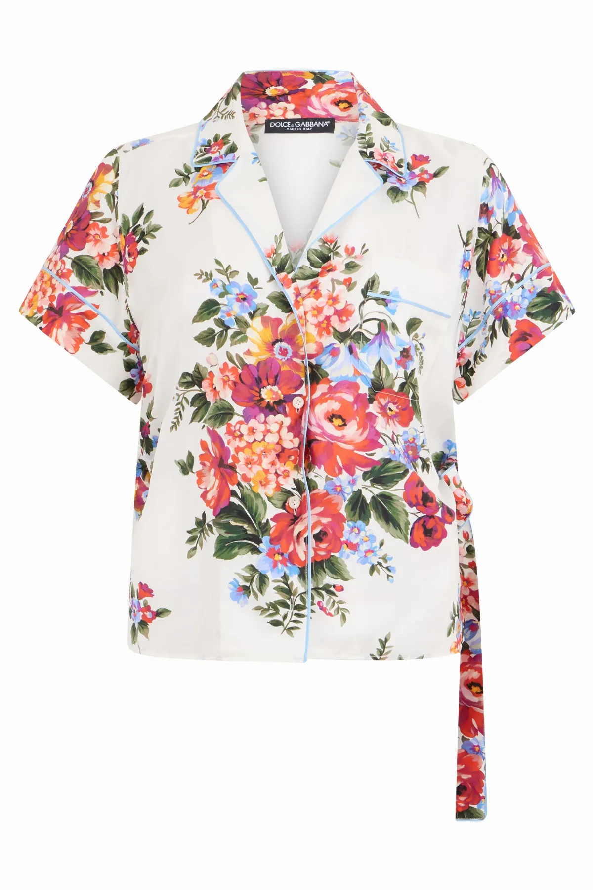 Floral Silk Shirt by Dolce & Gabbana