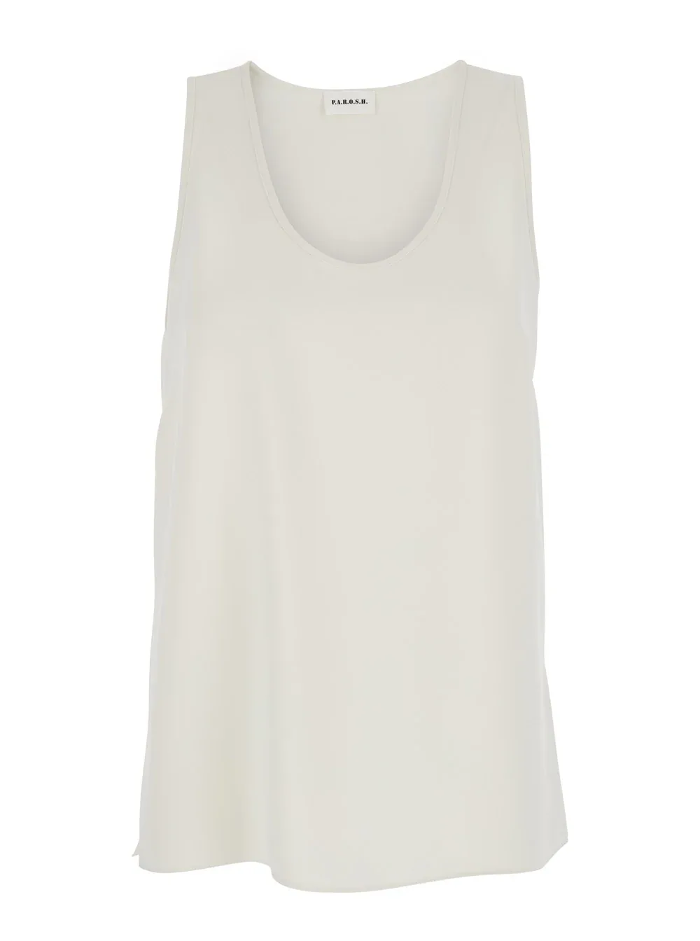 Sleeveless Round Neck Tank Top by P.A.R.O.S.H.