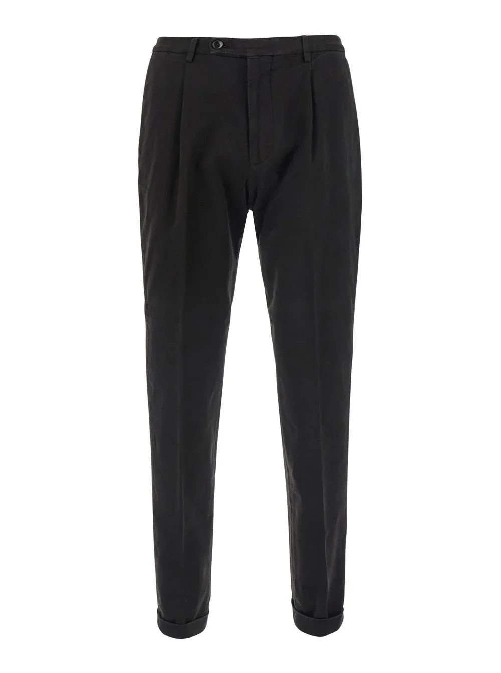 Slim Fit Cotton Trousers by Michael Coal