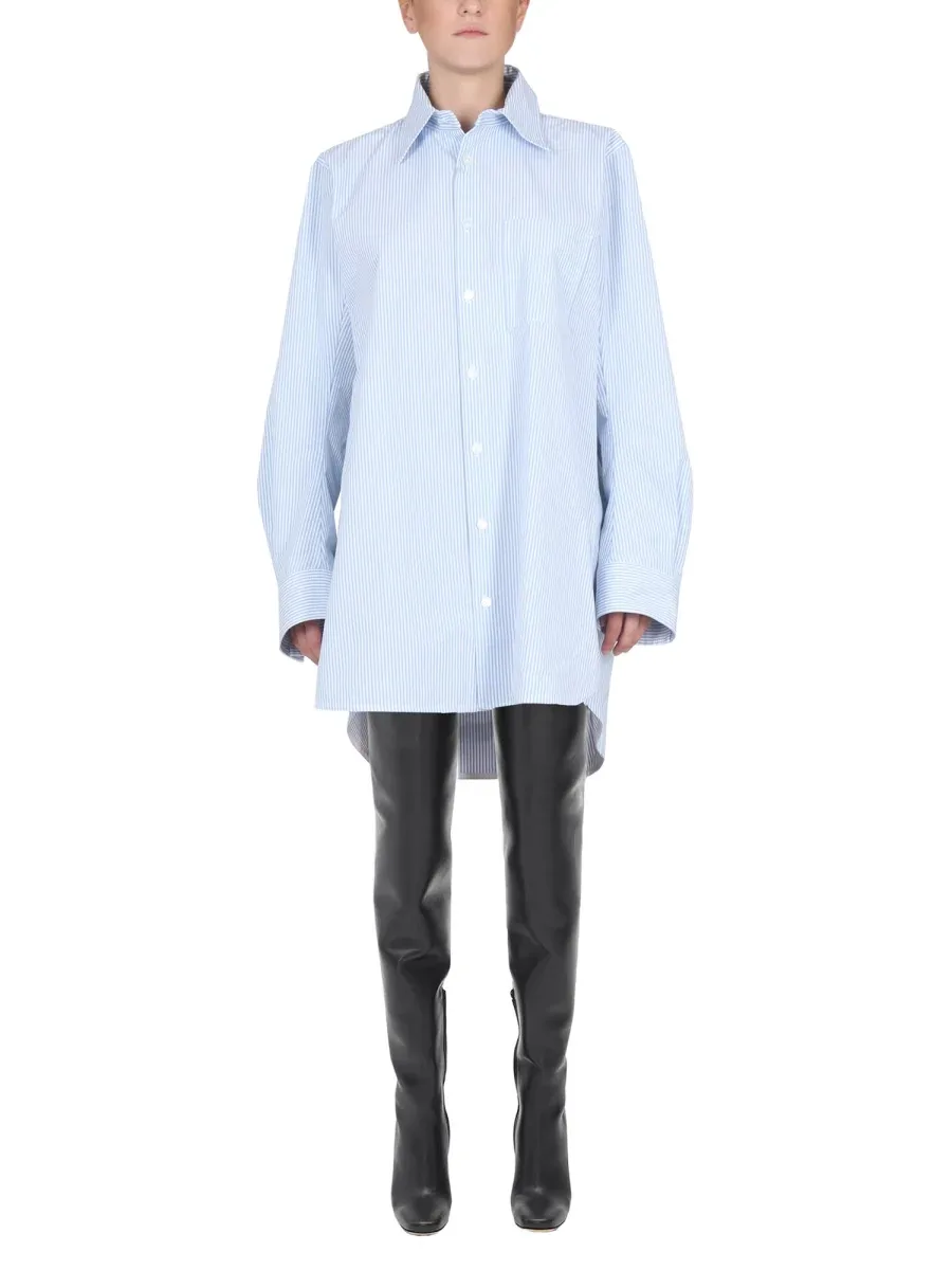 Curved-Back Shirt by Bottega Veneta