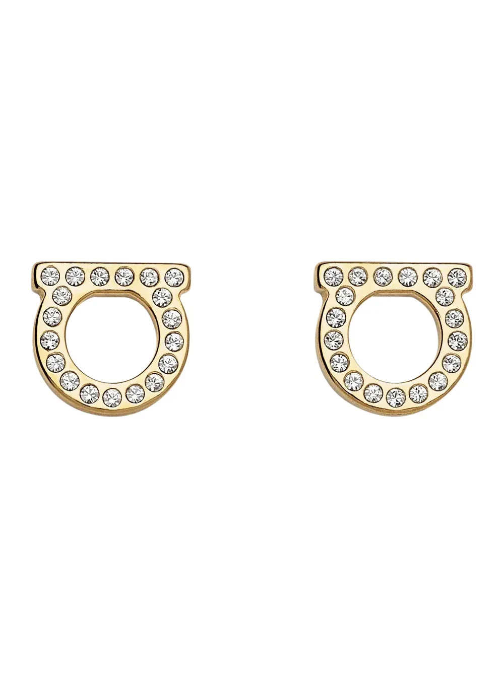 Crystal-Embellished Earrings by Ferragamo
