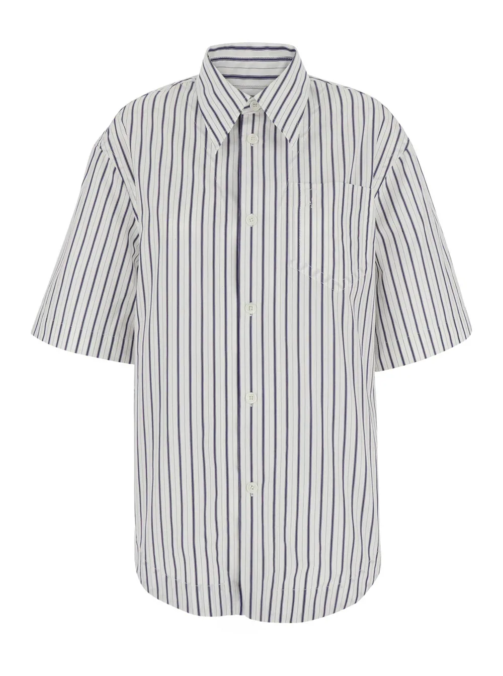 Striped Cotton Shirt by AMI Paris