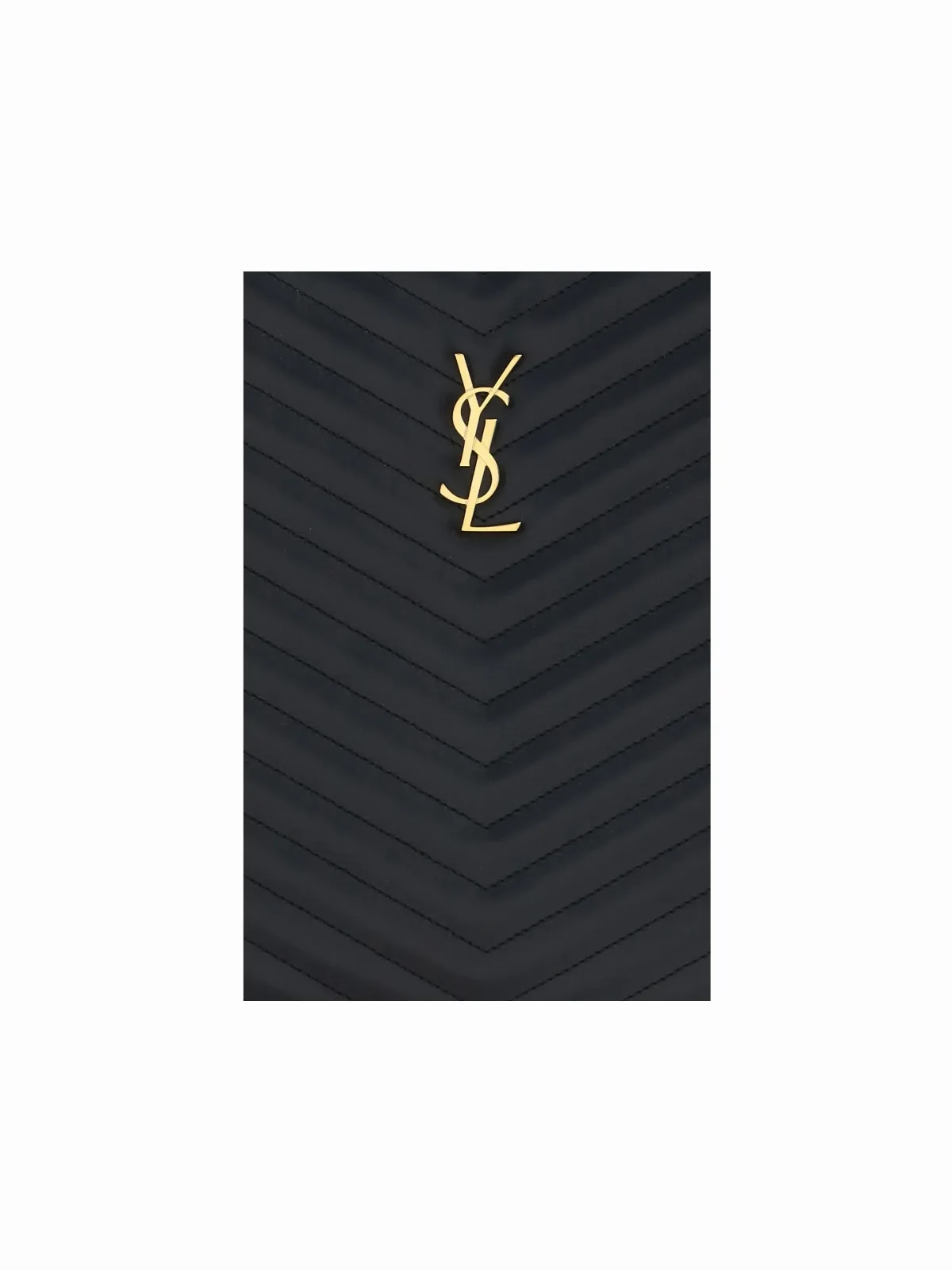 Matelassé Calf Leather Clutch by Saint Laurent