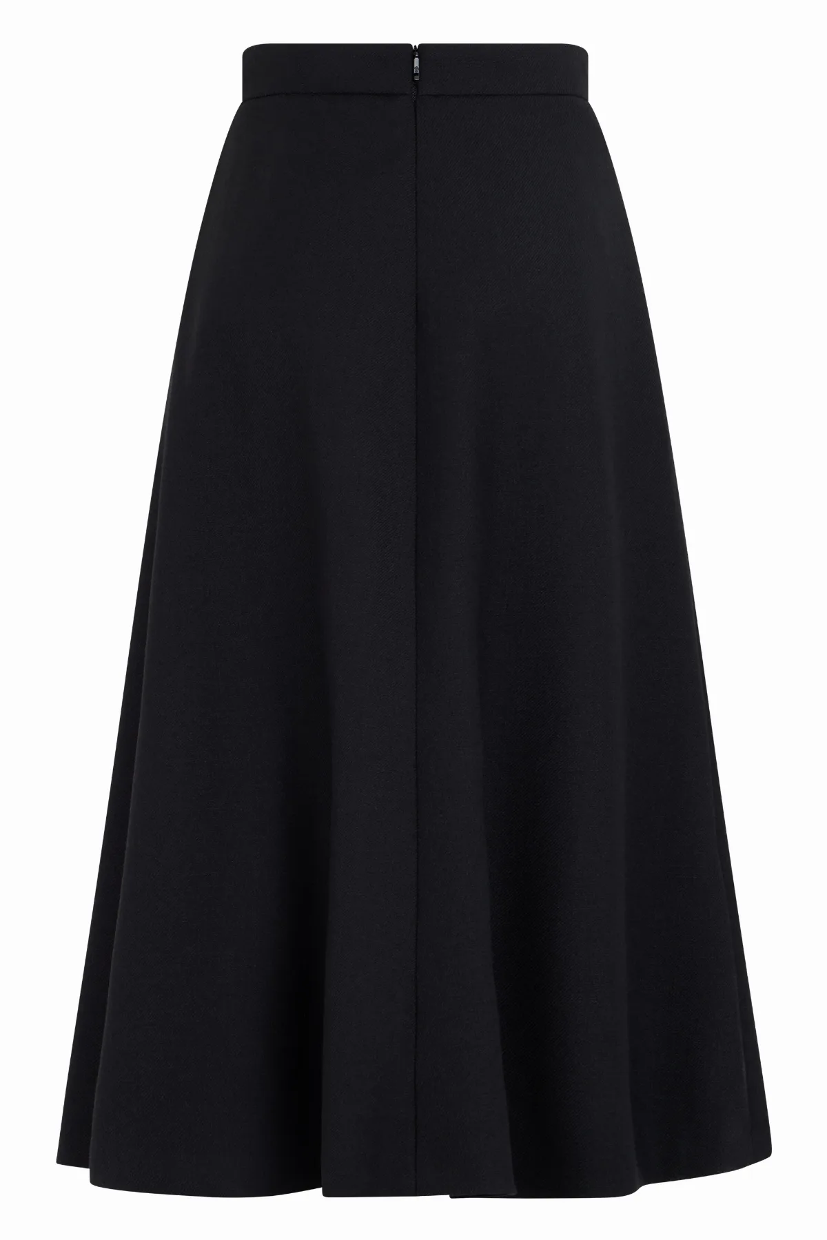 Wool Flared Midi Skirt by Moncler