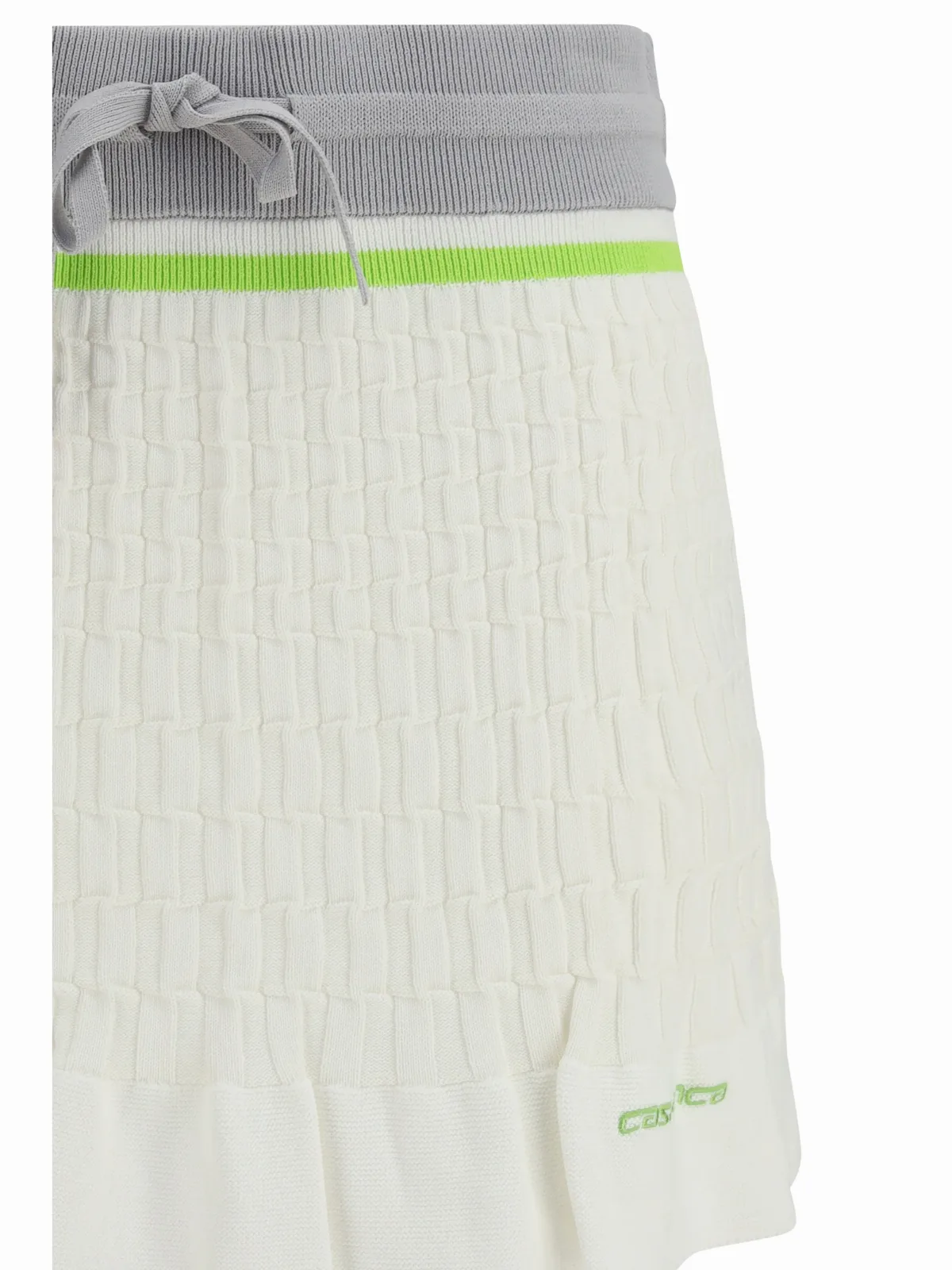 Casablanca Jacquard Logo Cotton Skirt by Casablanca