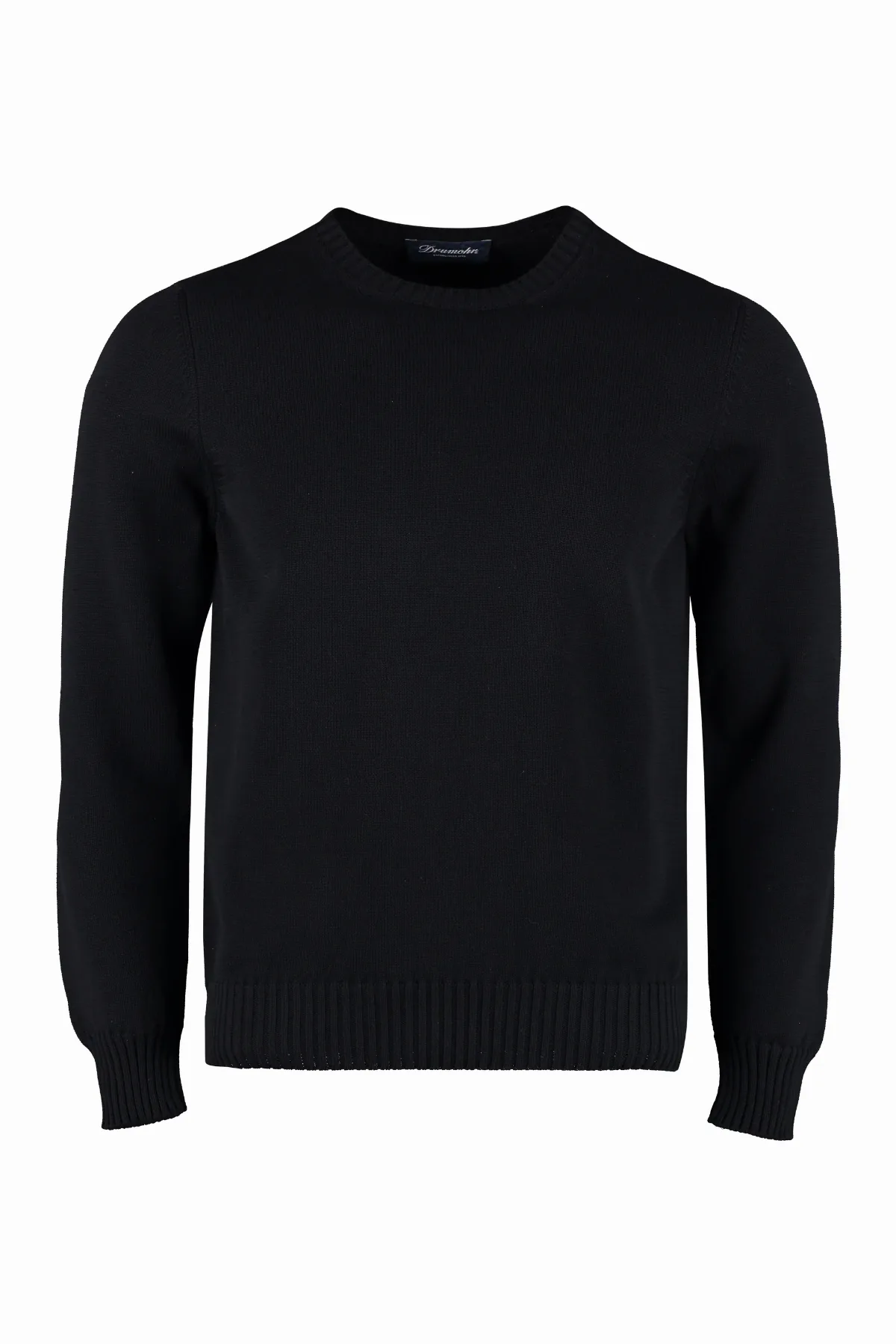 Drumohr Crew-Neck Cotton Sweater by Drumohr