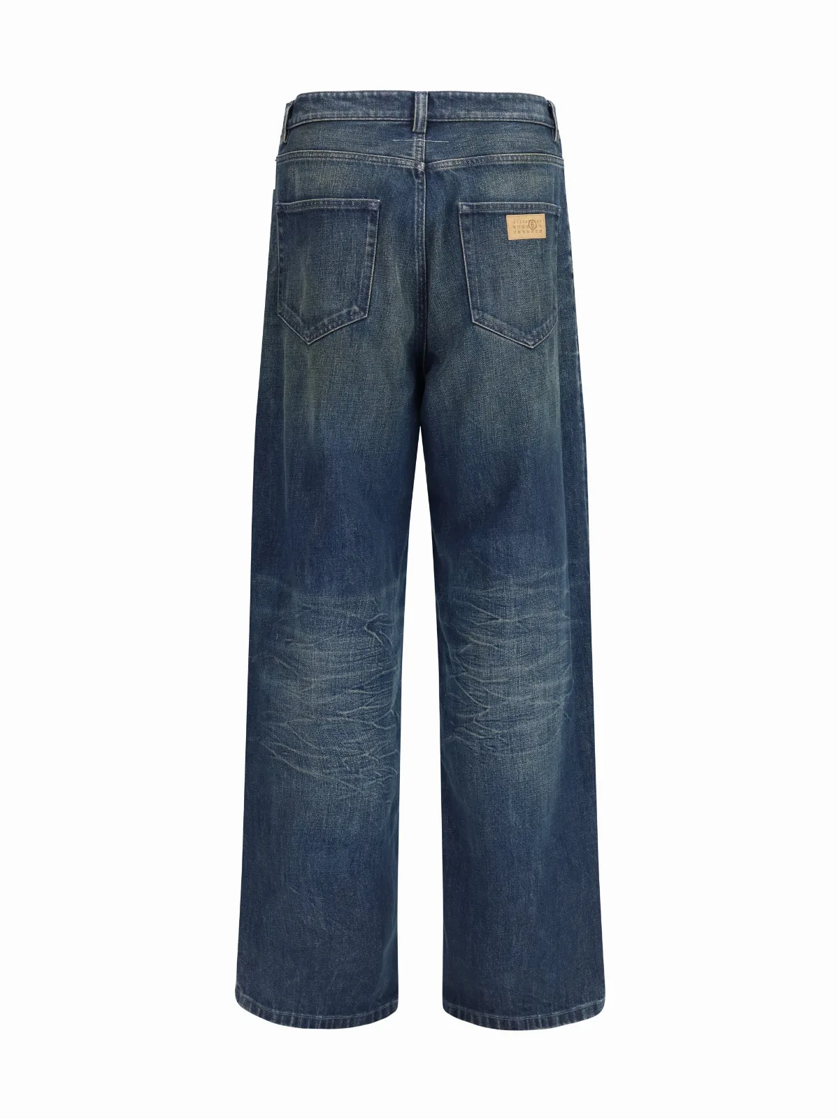 Five-Pocket Cotton Denim Jeans by MM6 Maison Margiela