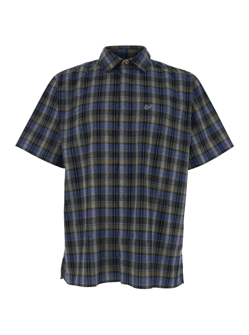 Checked Cotton Shirt by Erl