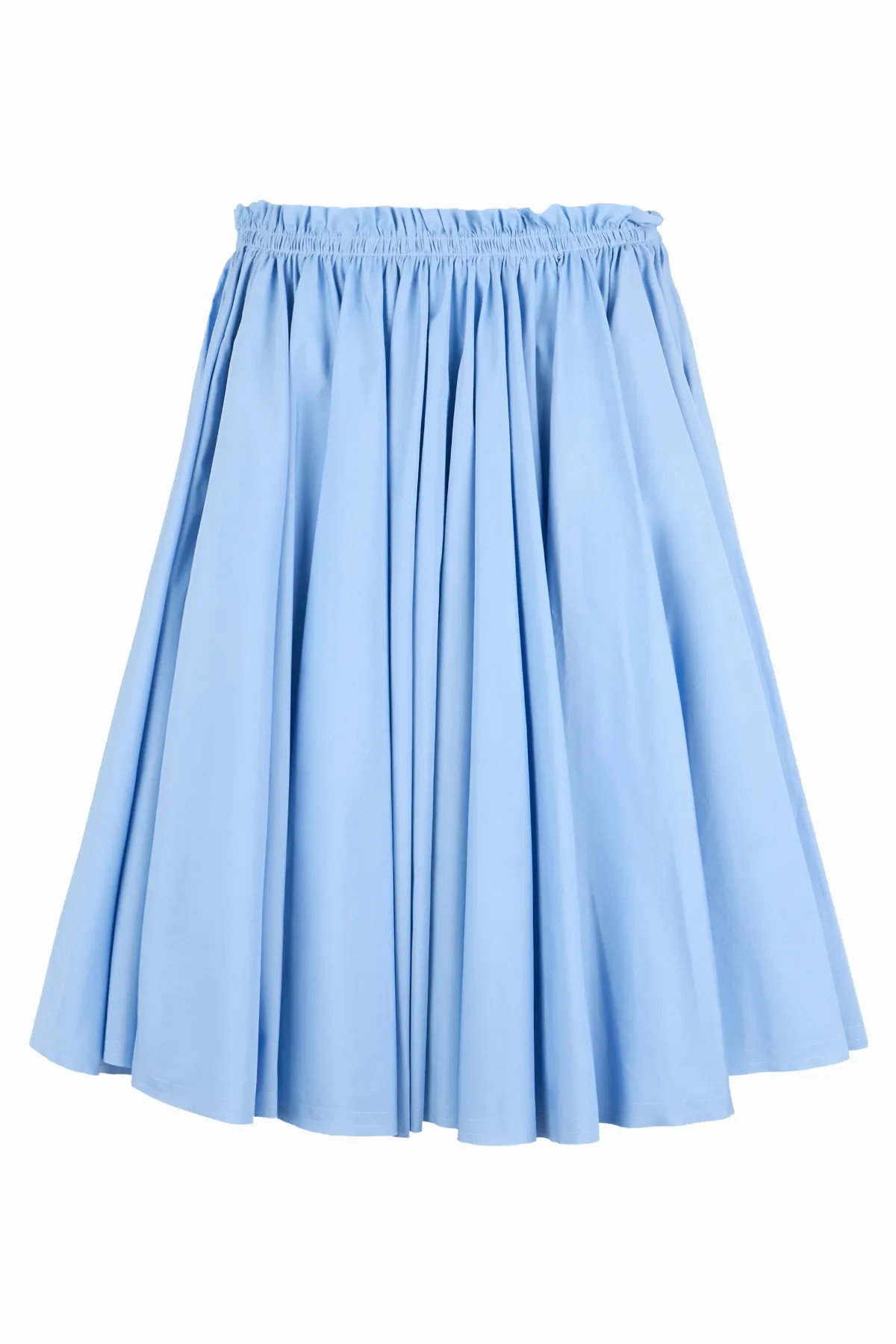 AMI Paris Pleated Cotton Skirt by AMI Paris