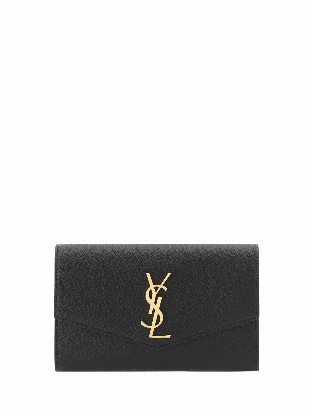 Leather Chain Wallet by Saint Laurent