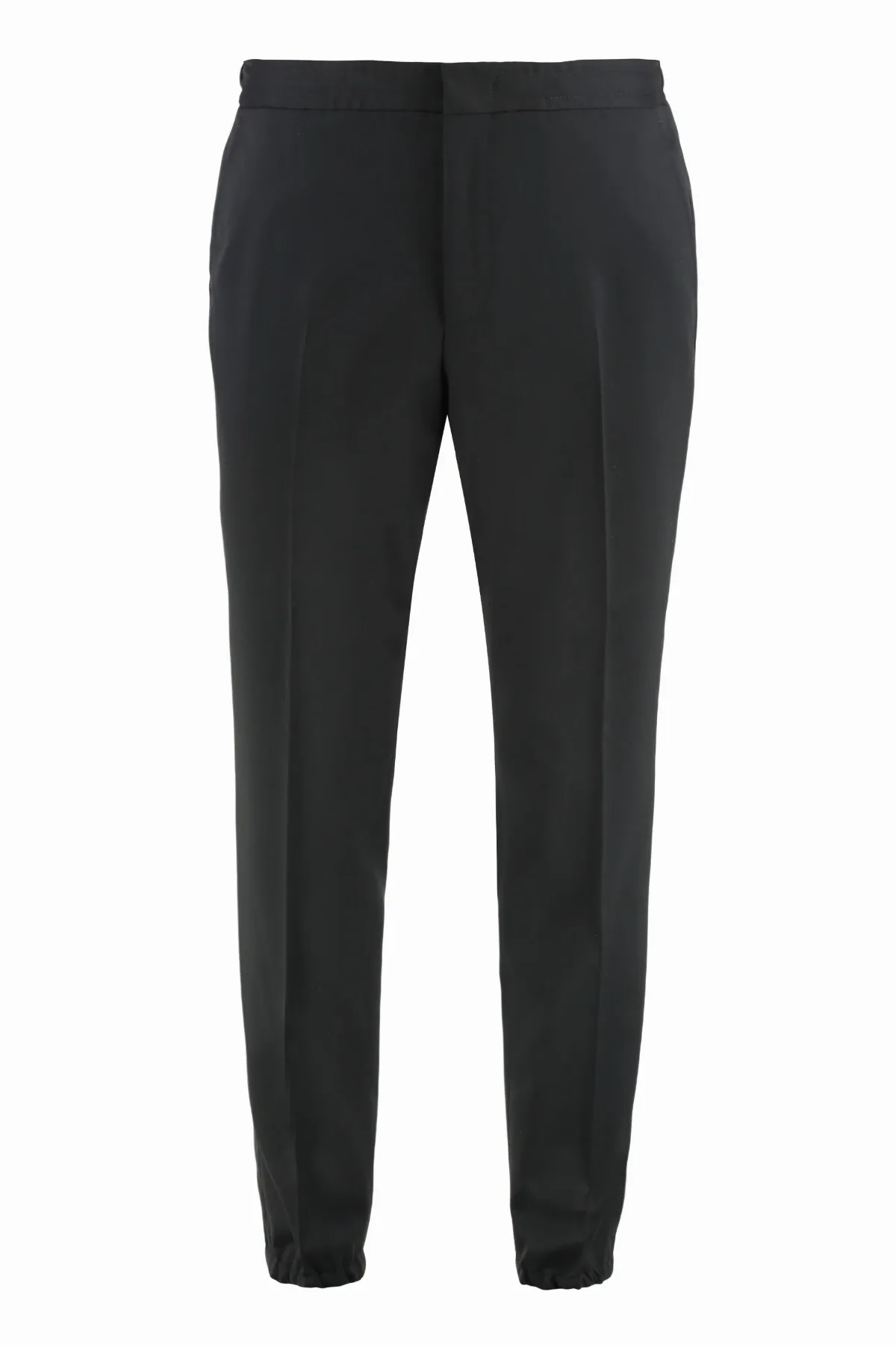 Stretch Wool-Blend Trousers by Zegna