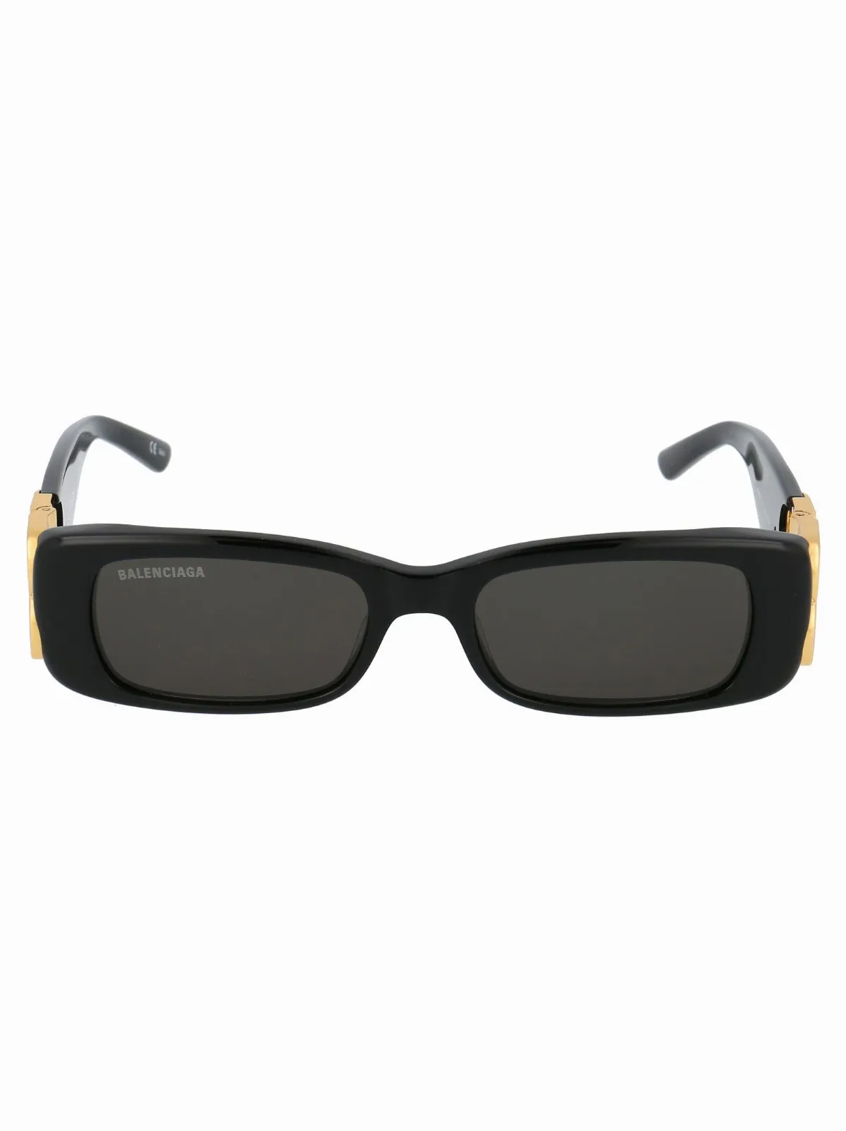 BB0096S Metal Rectangle Frame Sunglasses by Balenciaga