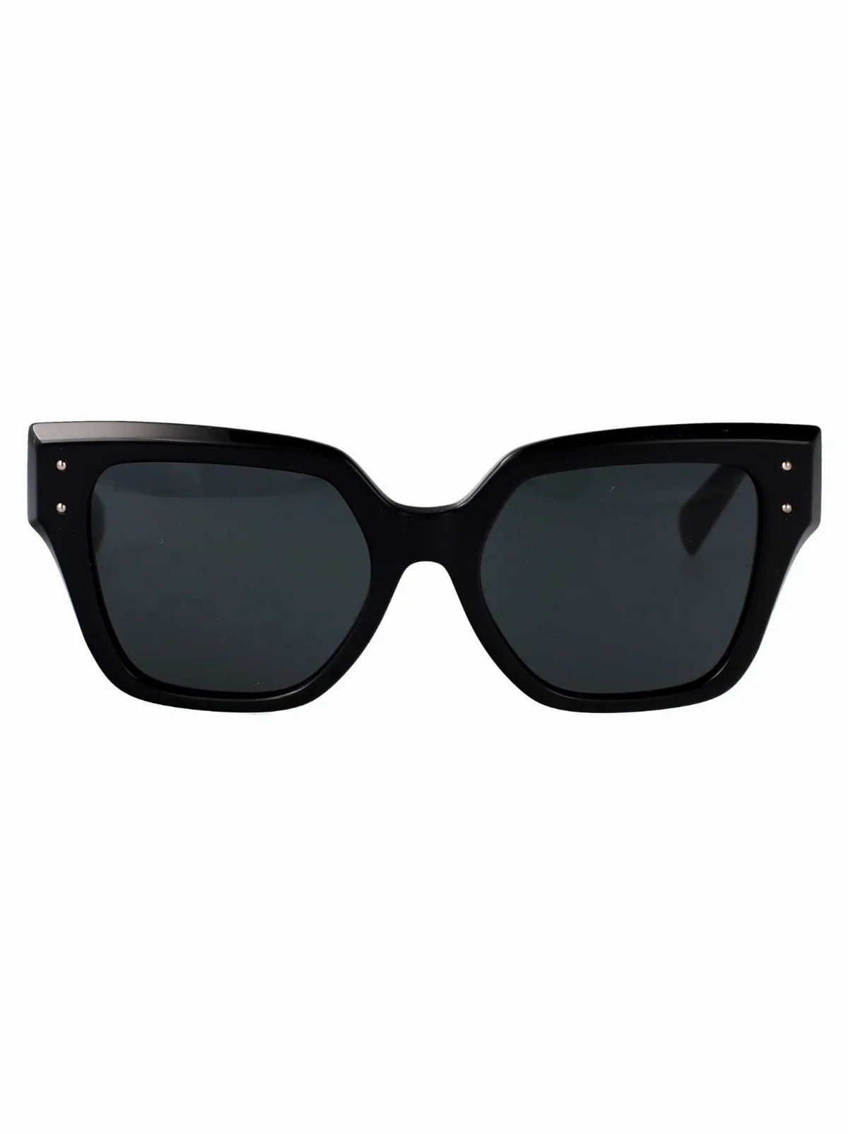 0DG4471 Sculpted Black Acetate Sunglasses by Dolce & Gabbana