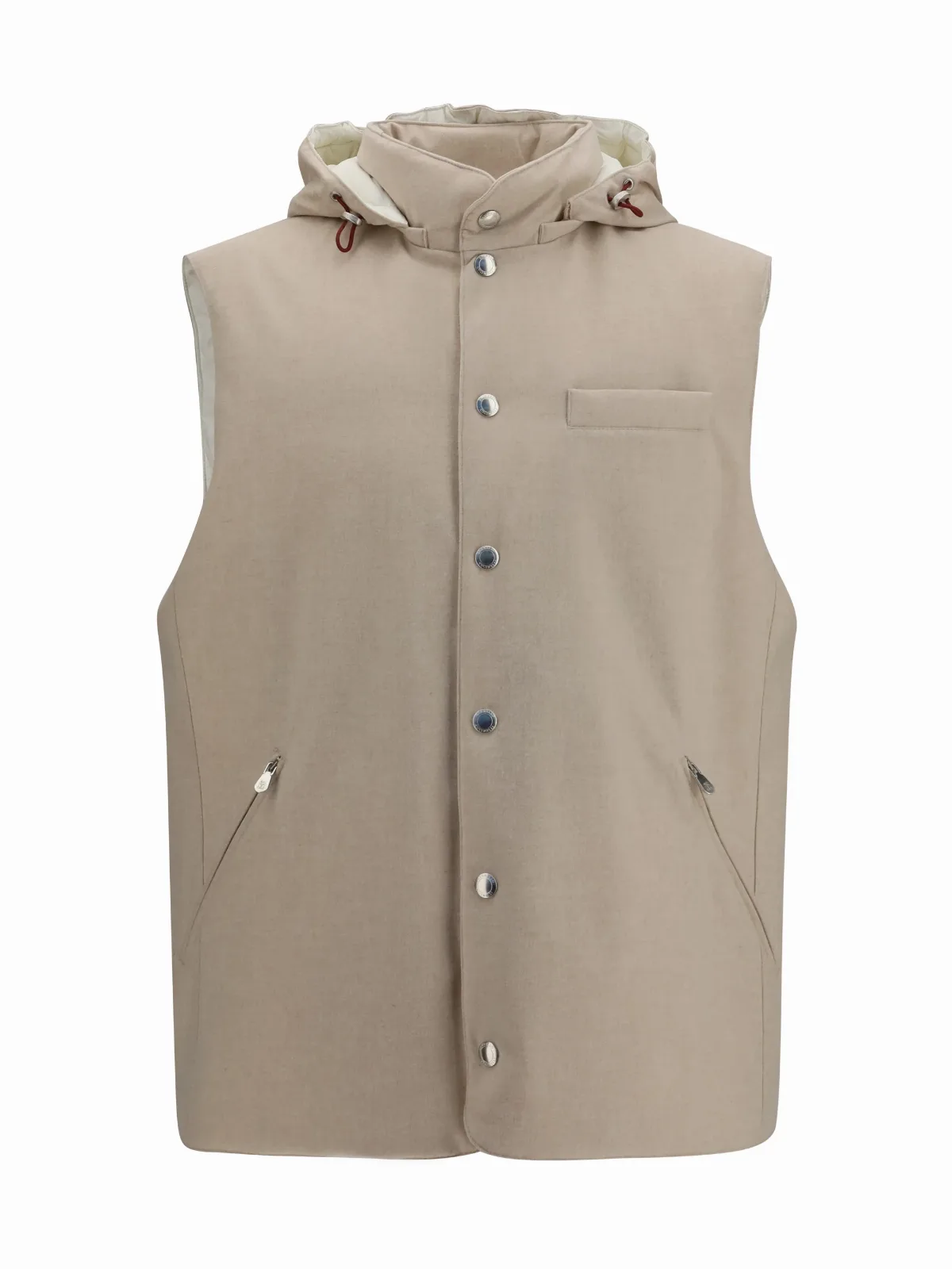 Wool Down Vest by BRUNELLO CUCINELLI