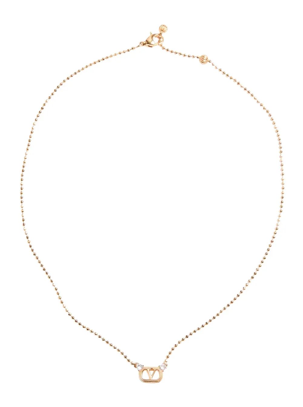 Vlogo Plaque Necklace by Valentino Garavani