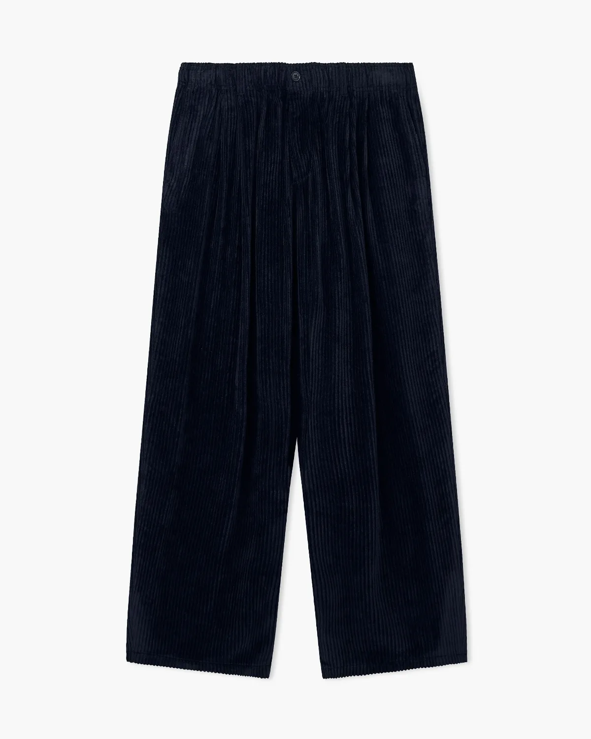Pleated Corduroy Trousers by Giorgio Armani