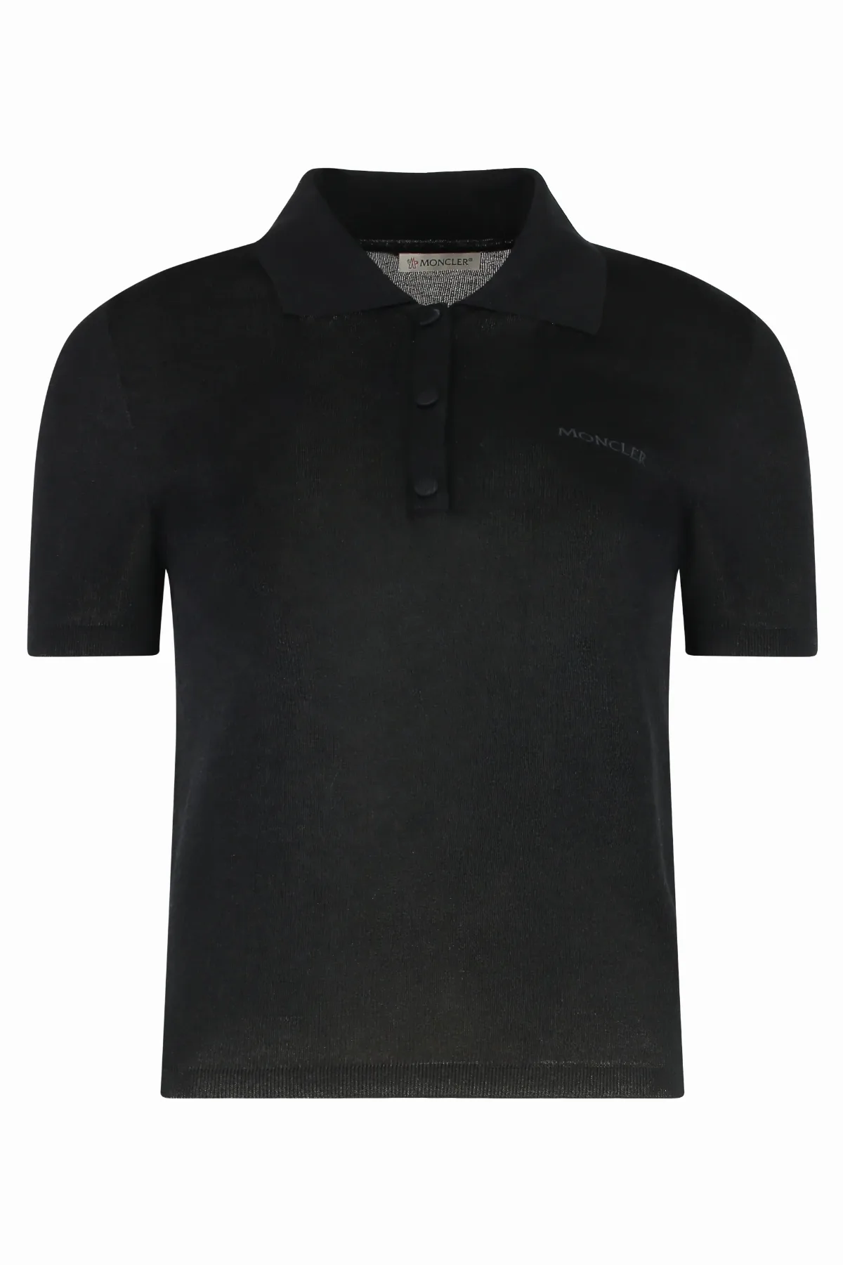 Knitted Cotton-Blend Polo Shirt by Moncler