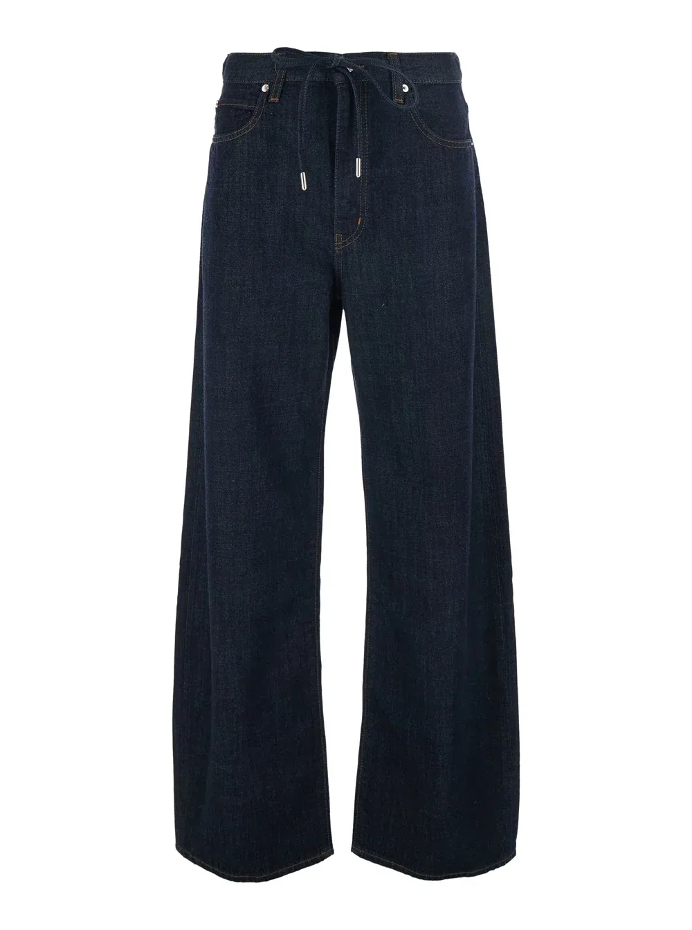 Off Duty Drawstring Bow Jeans by Frame