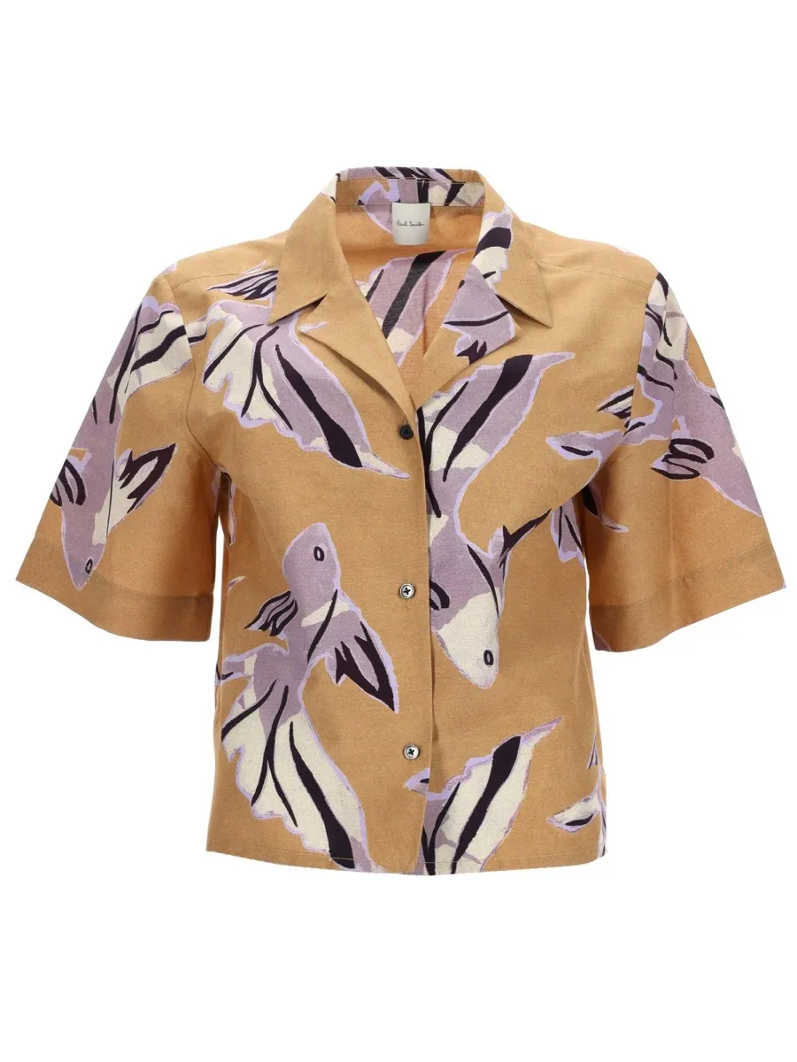 Cotton-Silk Blend Shirt by Paul Smith
