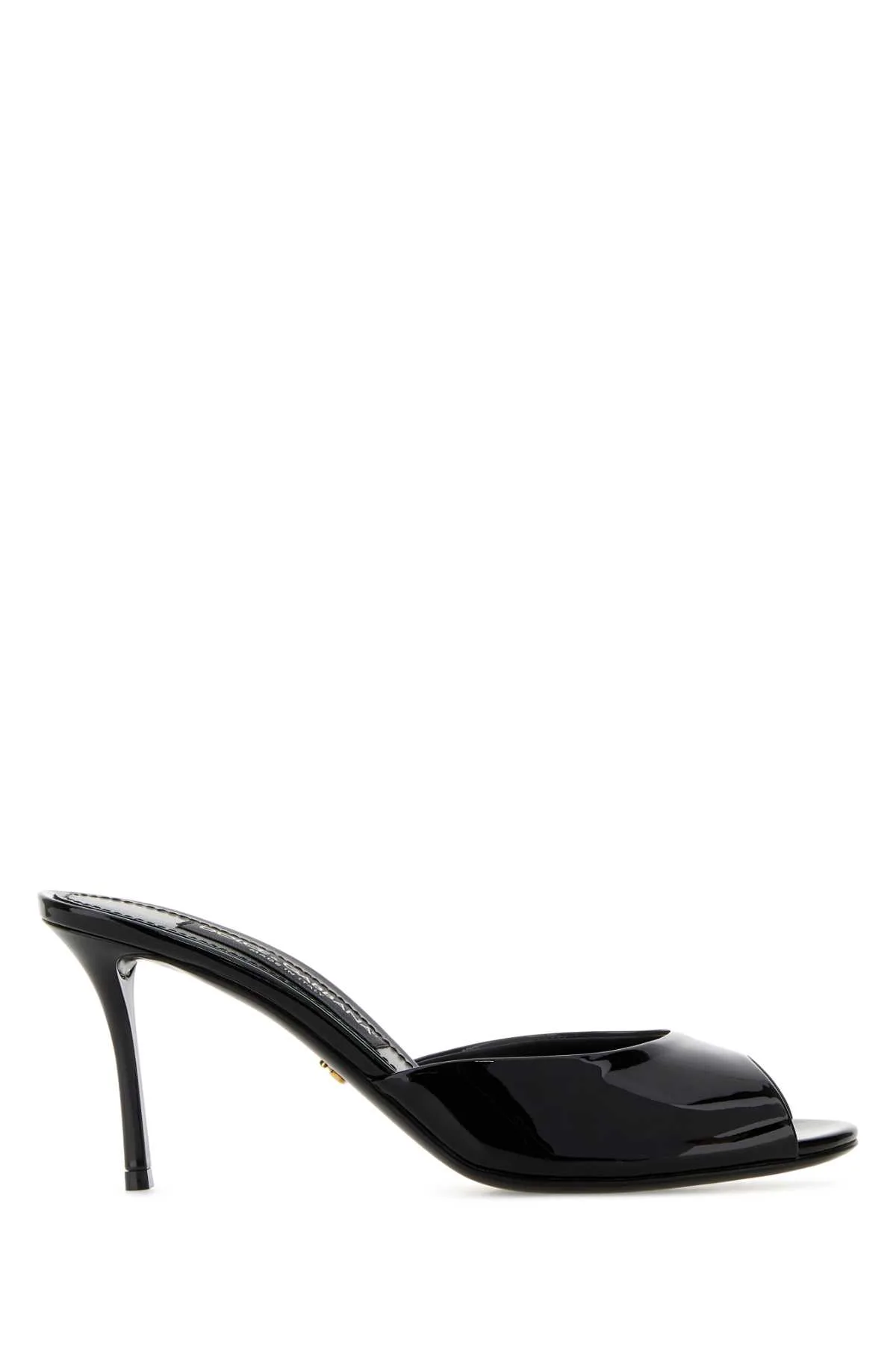 Black Leather Keira Mules