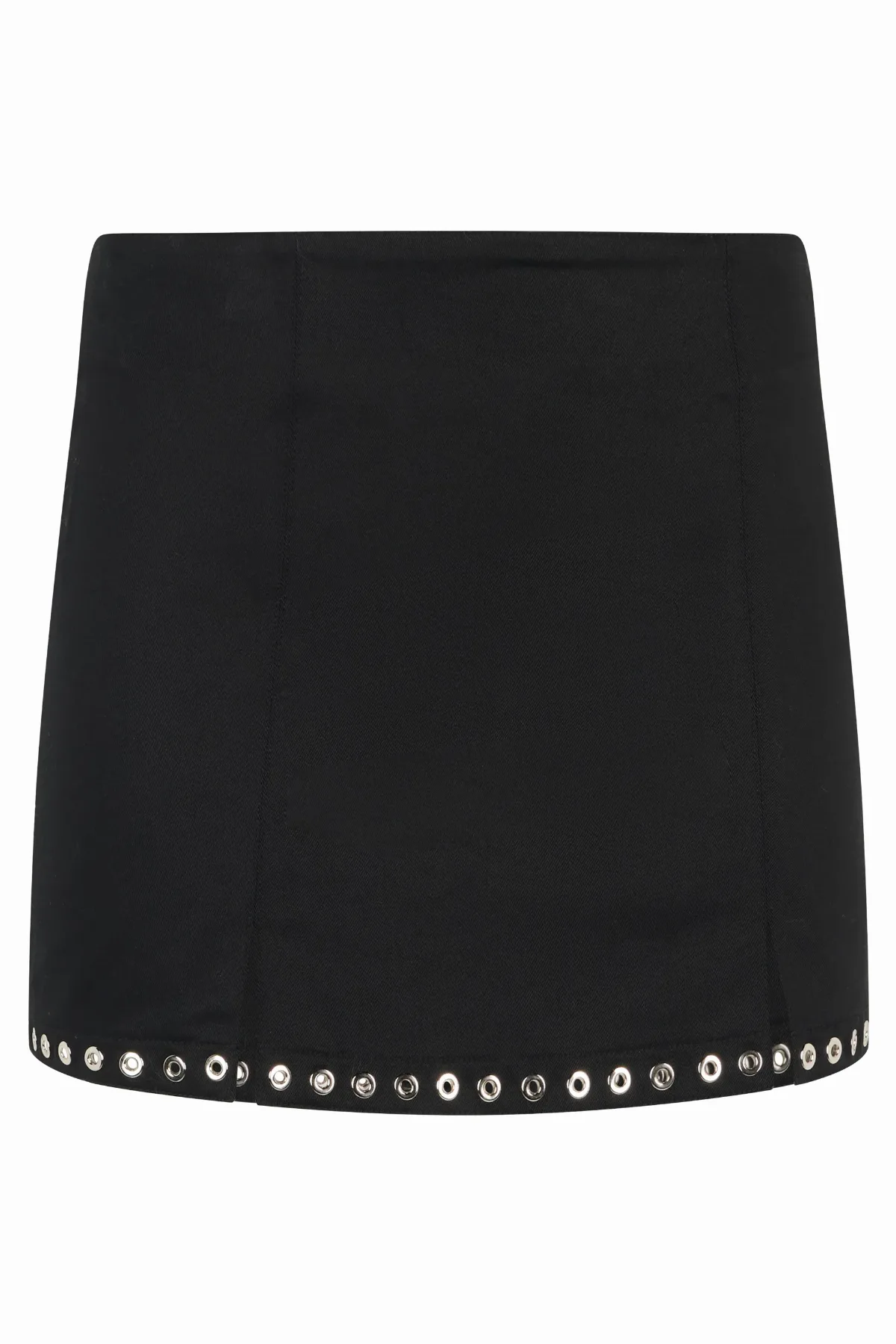 Ring-Stud Twill Skirt by Ludovic De Saint Sernin