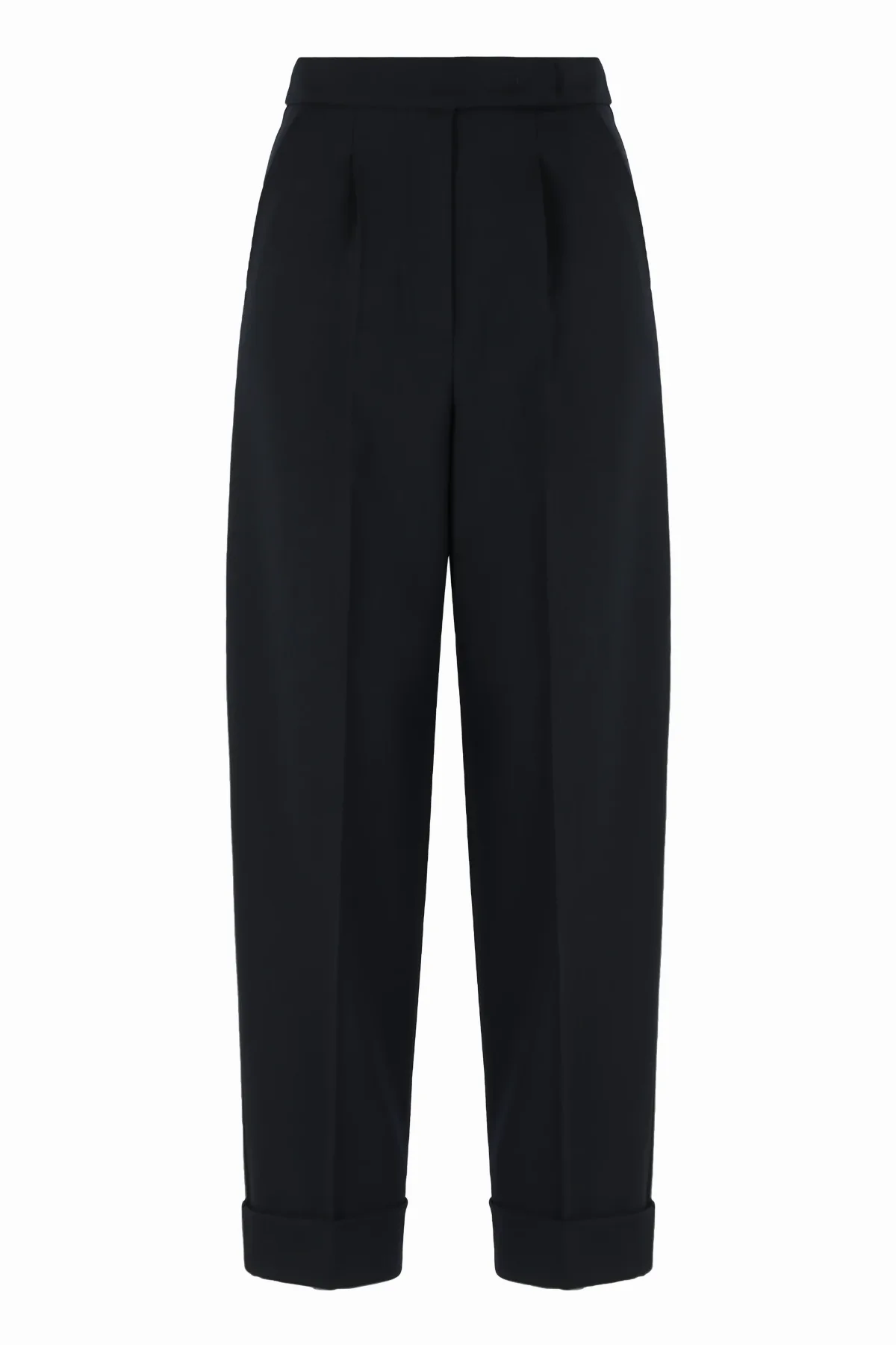 High-Waisted Virgin Wool Trousers by Max Mara