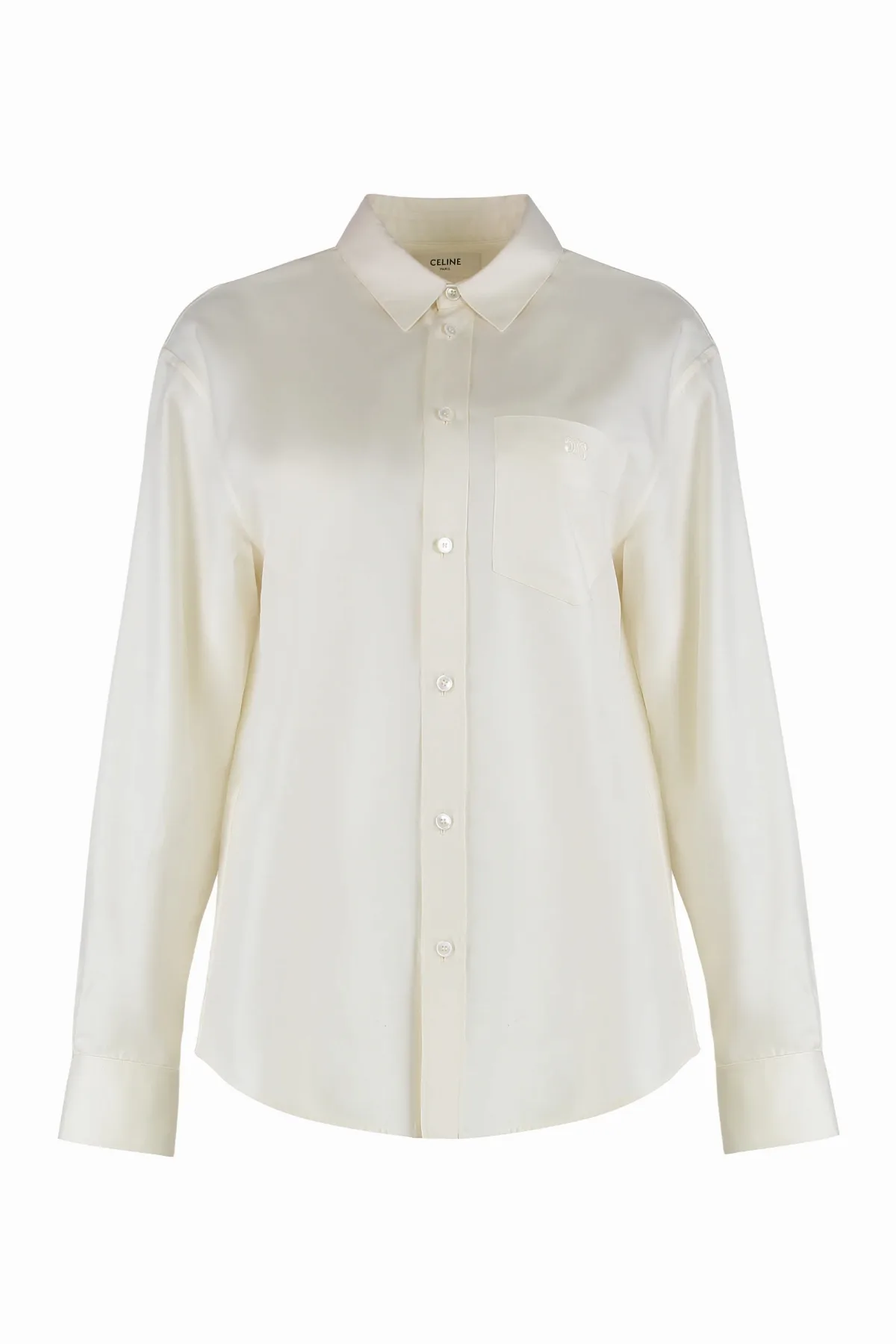 Silk Twill Shirt by Celine